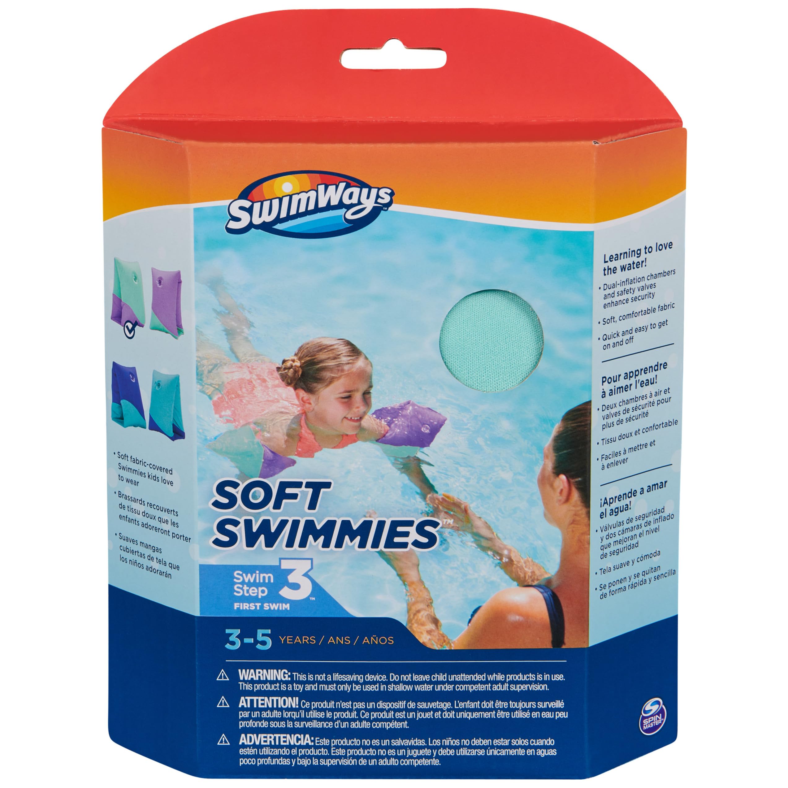 Swimways First Paddle Soft Swimmies braccioli viola sirena