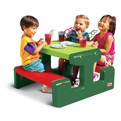 Little Tikes Furniture Tavolo Picnic Primary 4 bambini