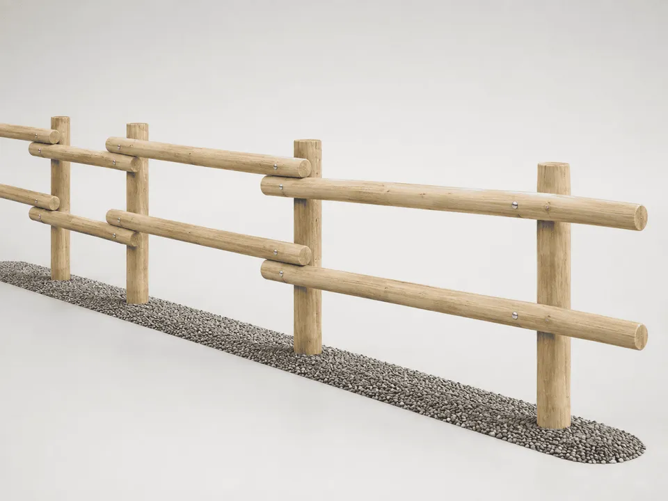 Pozza 1865 Staccionata Novara recinzione legno da esterno