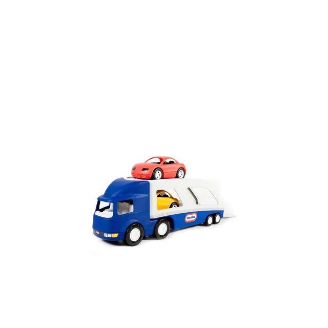 Little Tikes Bisarca camion trasportatore 2 auto bambini