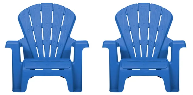 Little Tikes Furniture sedie giardino blu 2 pezzi