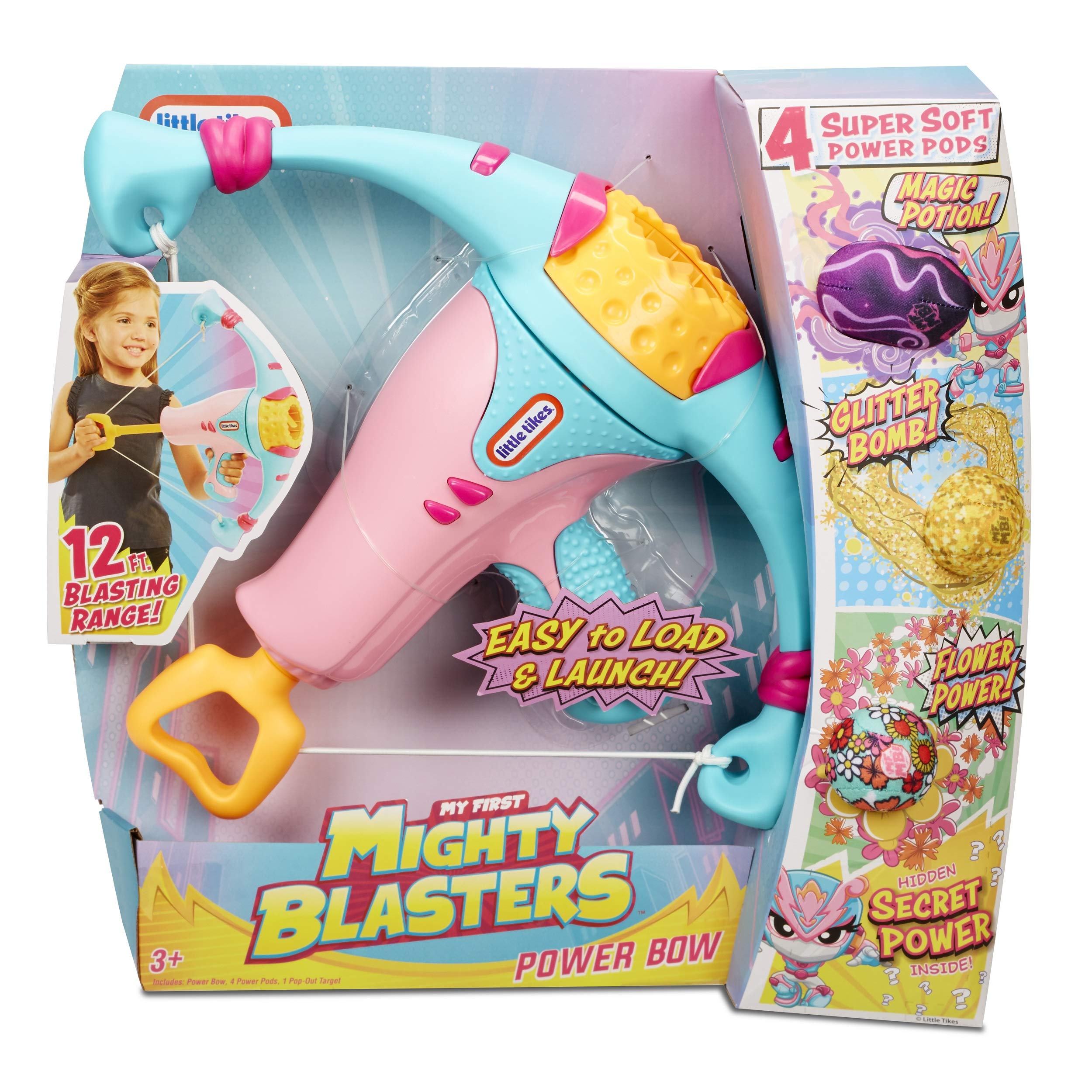 Little Tikes My First Mighty Blasters arco rosa 3 Power Pod