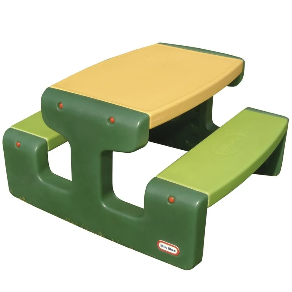 Little Tikes Tavolino Picnic Grande Evergreen 6 posti da esterno