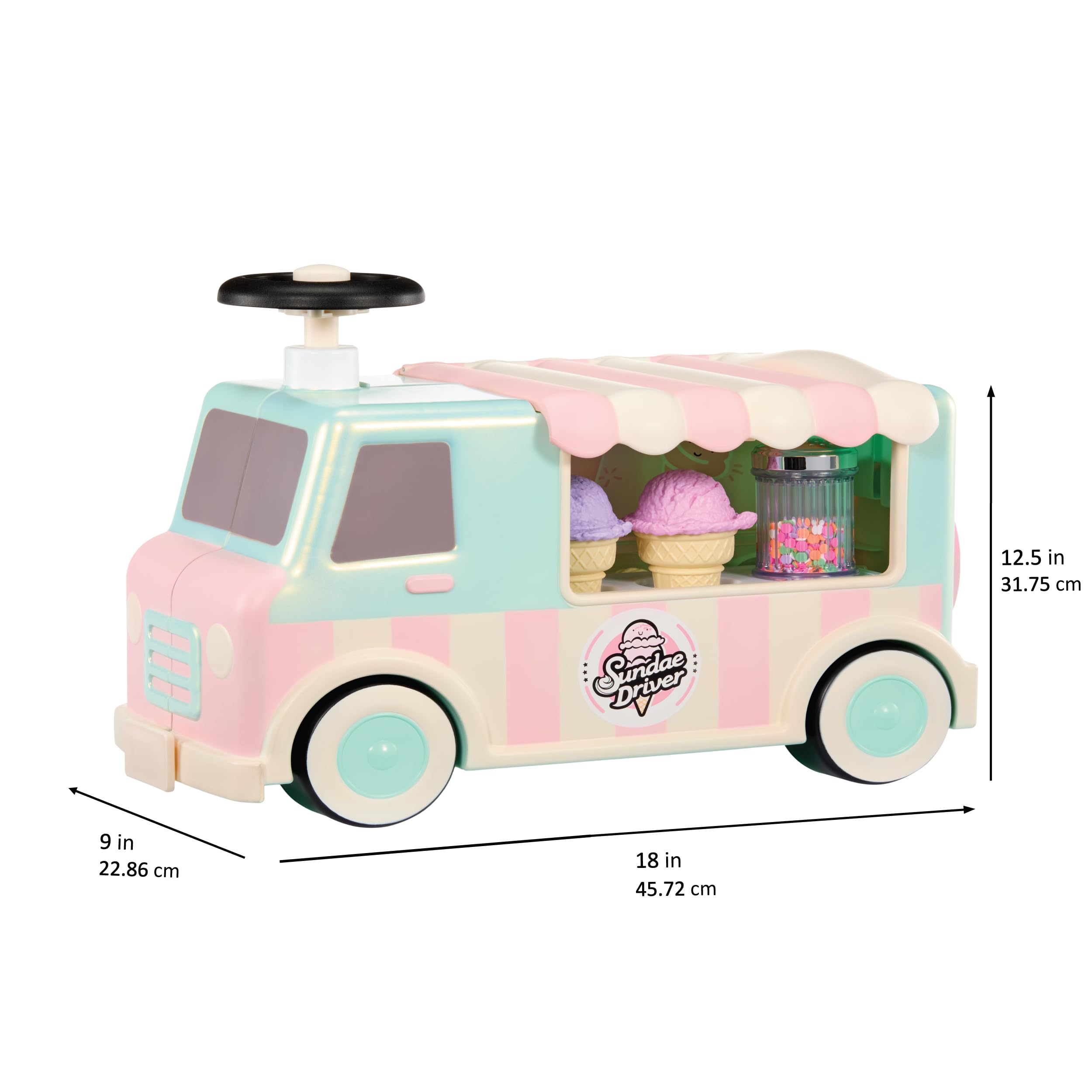 Little Tikes Ride-ons Scoot Serve Gelato Cavalcabile 1-3 Anni