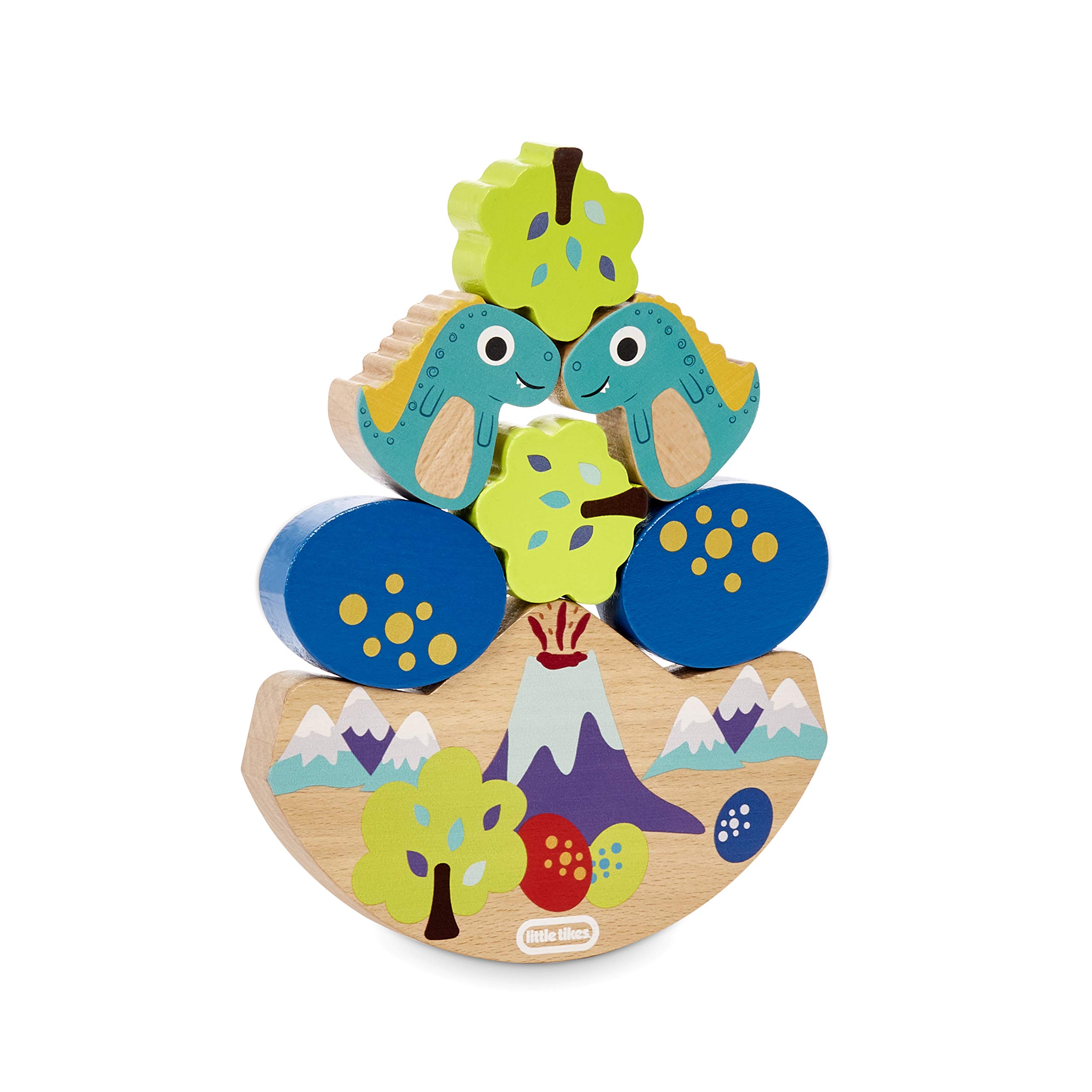 Little Tikes Wooden Critters Gioco Equilibrio Dino 6 Pezzi