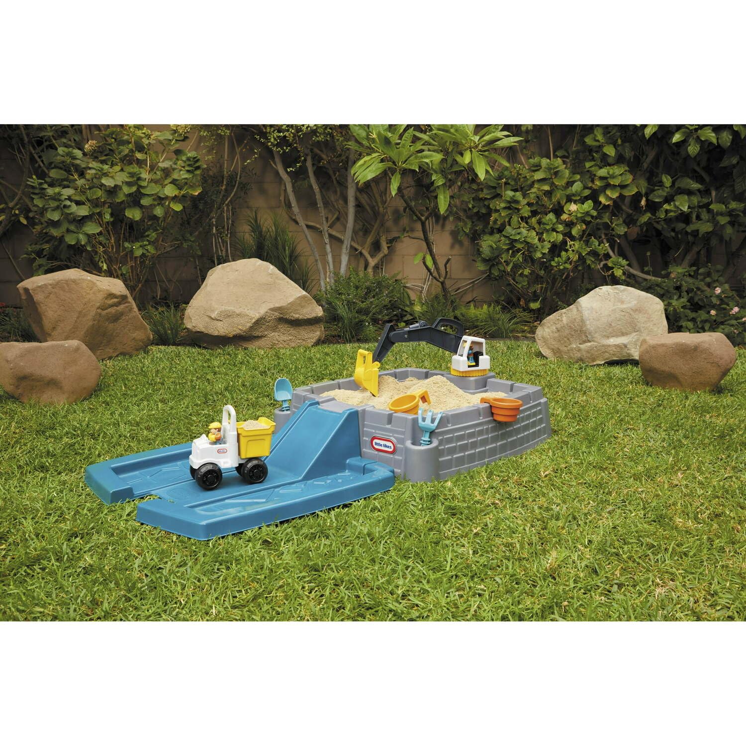 Little Tikes Dirt Diggers Excavator Sandbox sabbiera escavatore con coperchio