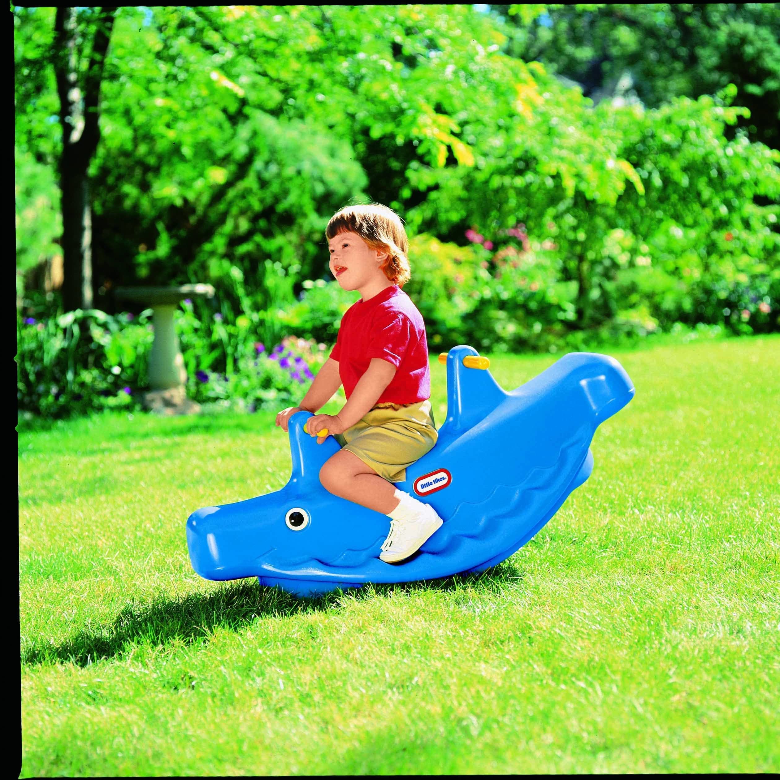 Little Tikes Teeter Tott altalena dondolo blu fino a 3 bambini
