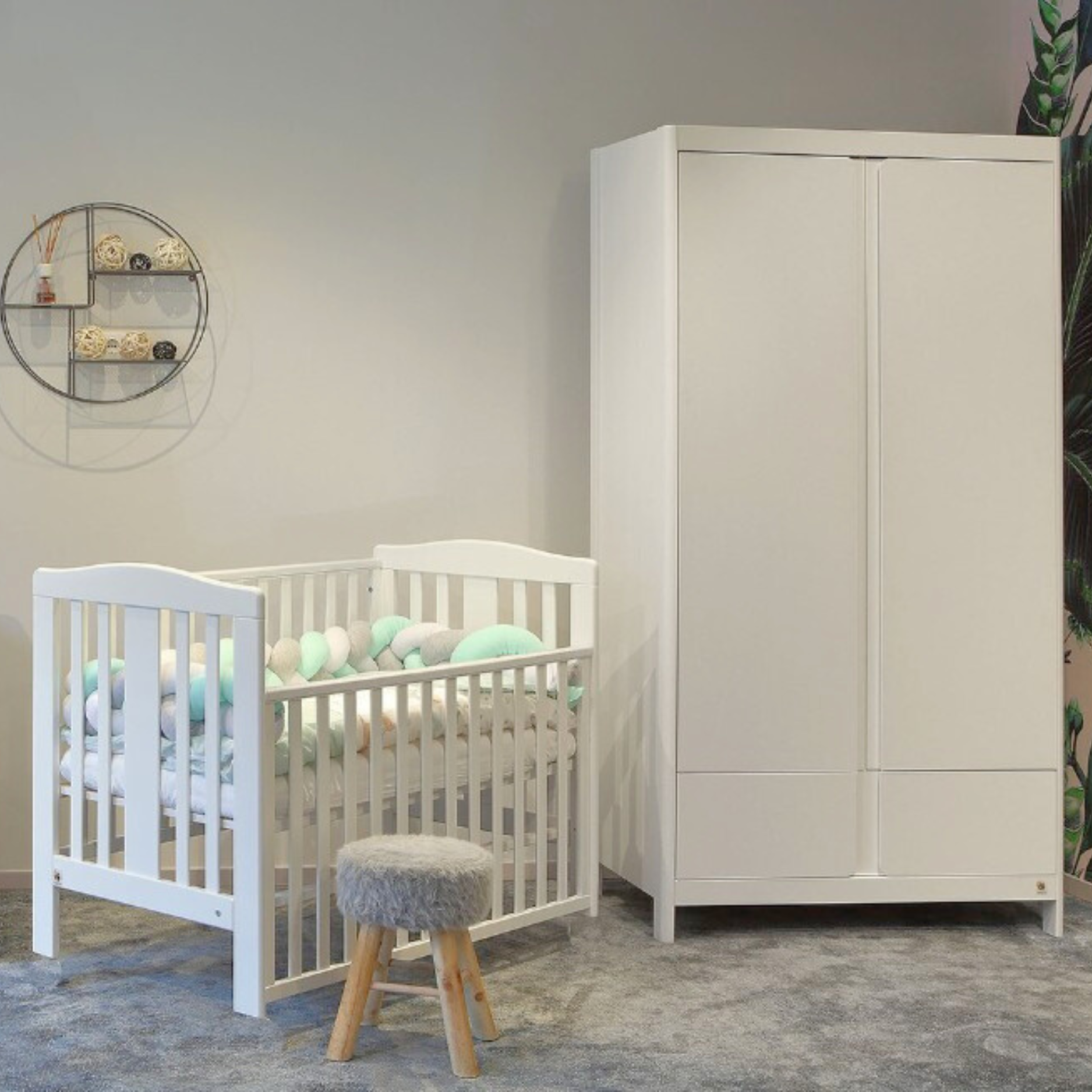 Lionherz Yappy Classic armadio bambini 2 ante bianco
