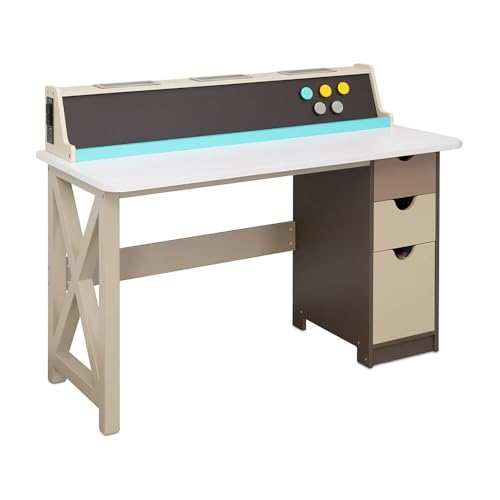 Little Tikes Real Wood 2-in-1 Scrivania Bambini Legno Lavagna