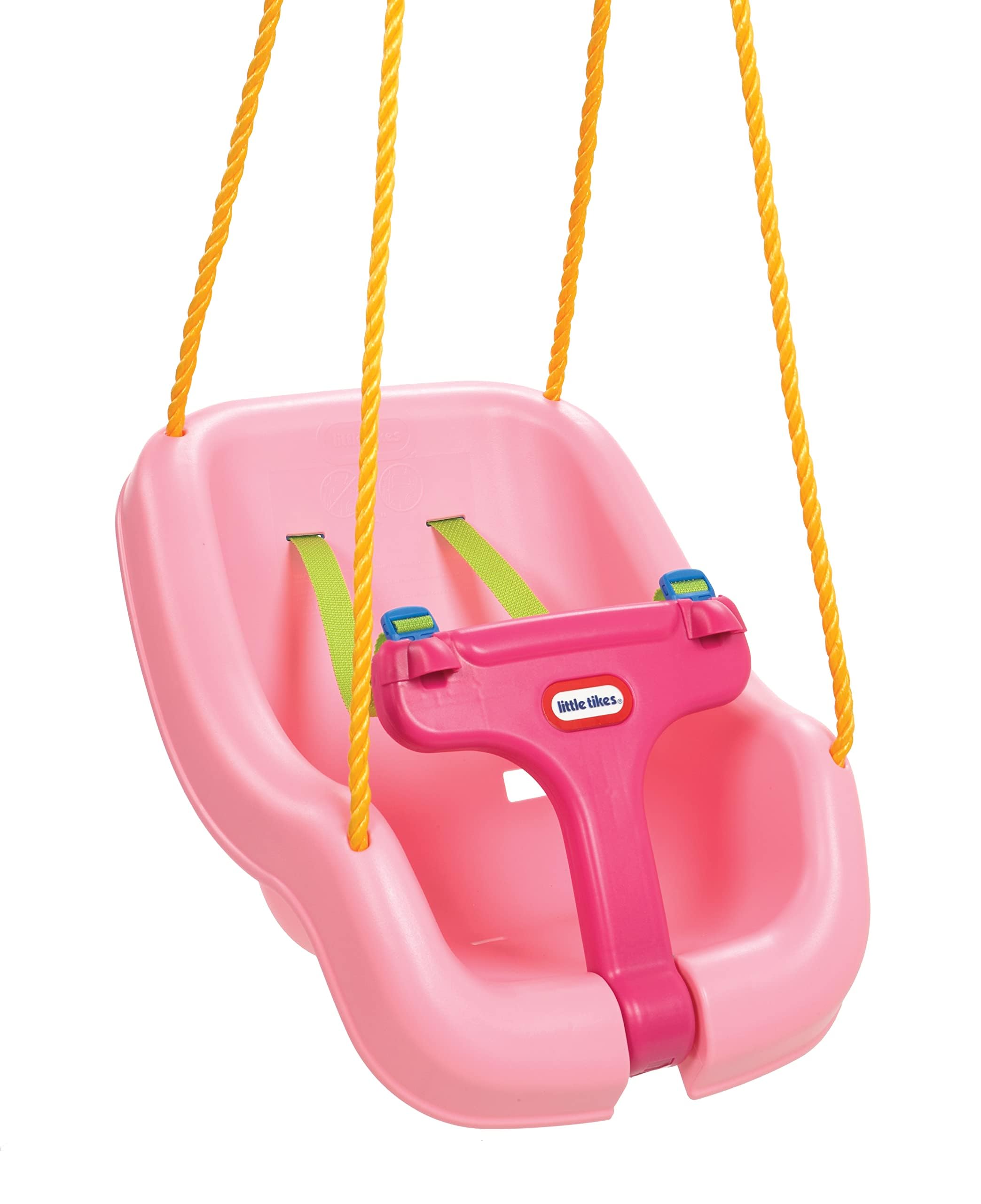Little Tikes Active Play Altalena 2 in 1 Snug Secure Rosa