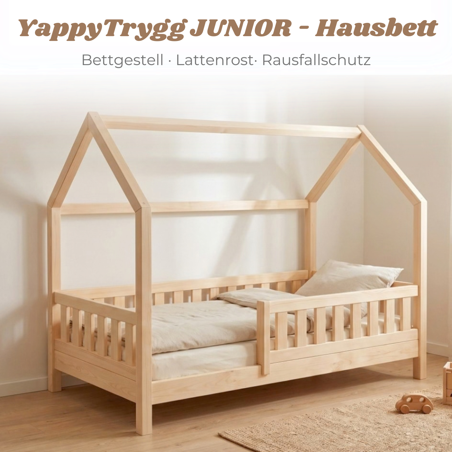 Lionherz YappyTrygg Junior letto casetta 160x80 bianco