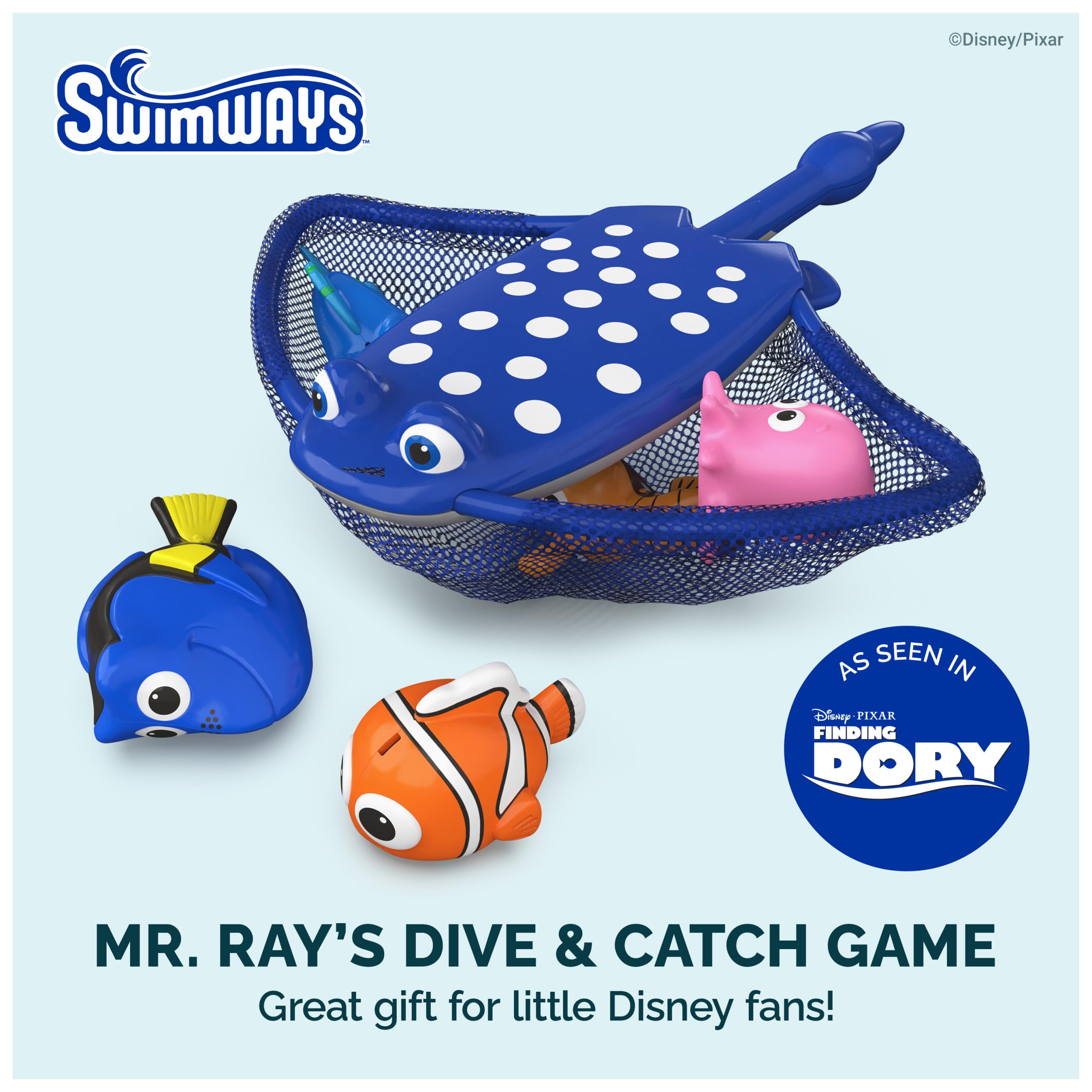 SwimWays Water Toys Mr Ray Gioco Piscina Dory 6 Pezzi