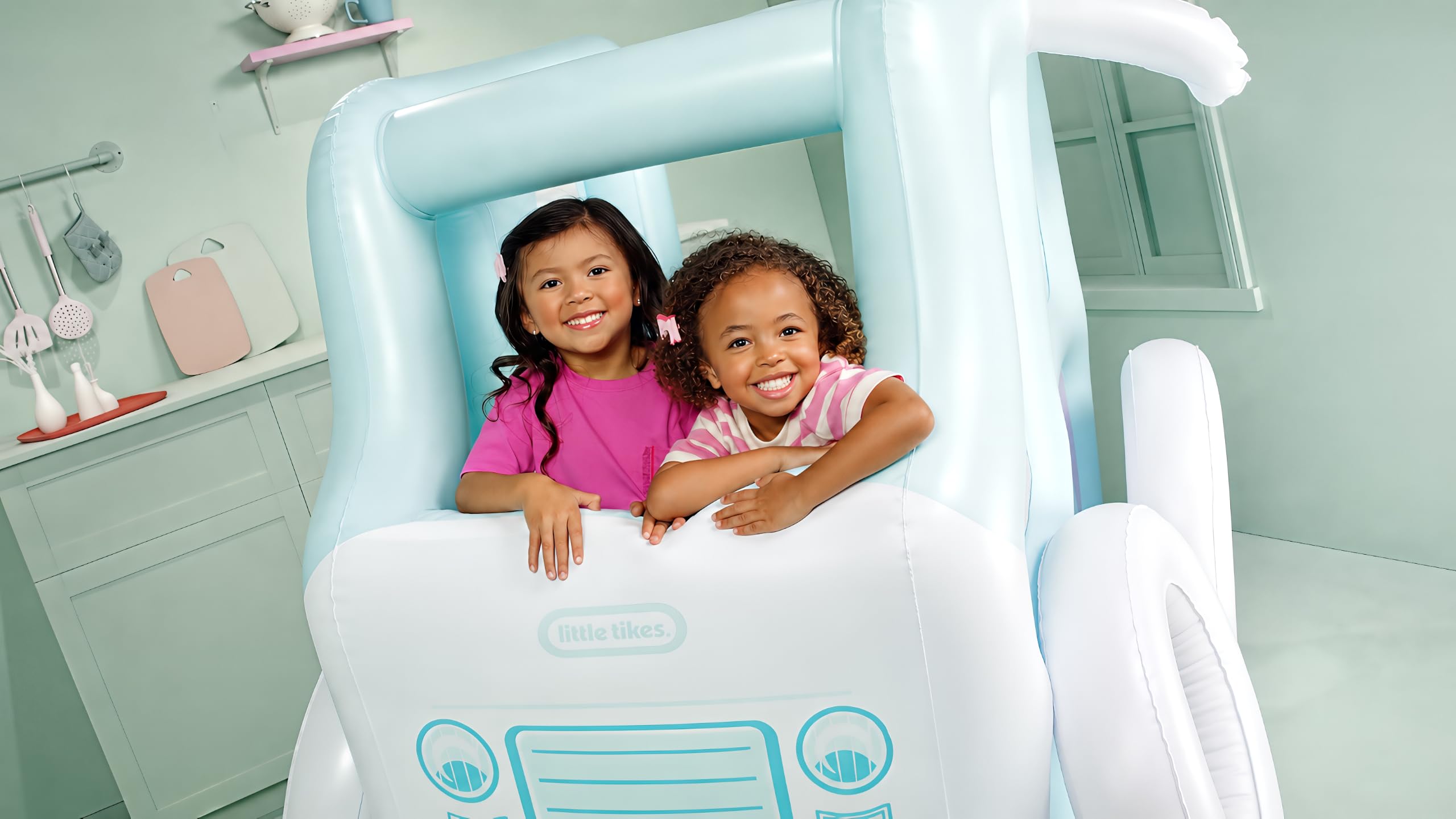 Little Tikes Sweet Spaces casetta gelato gonfiabile interno 2-5 anni