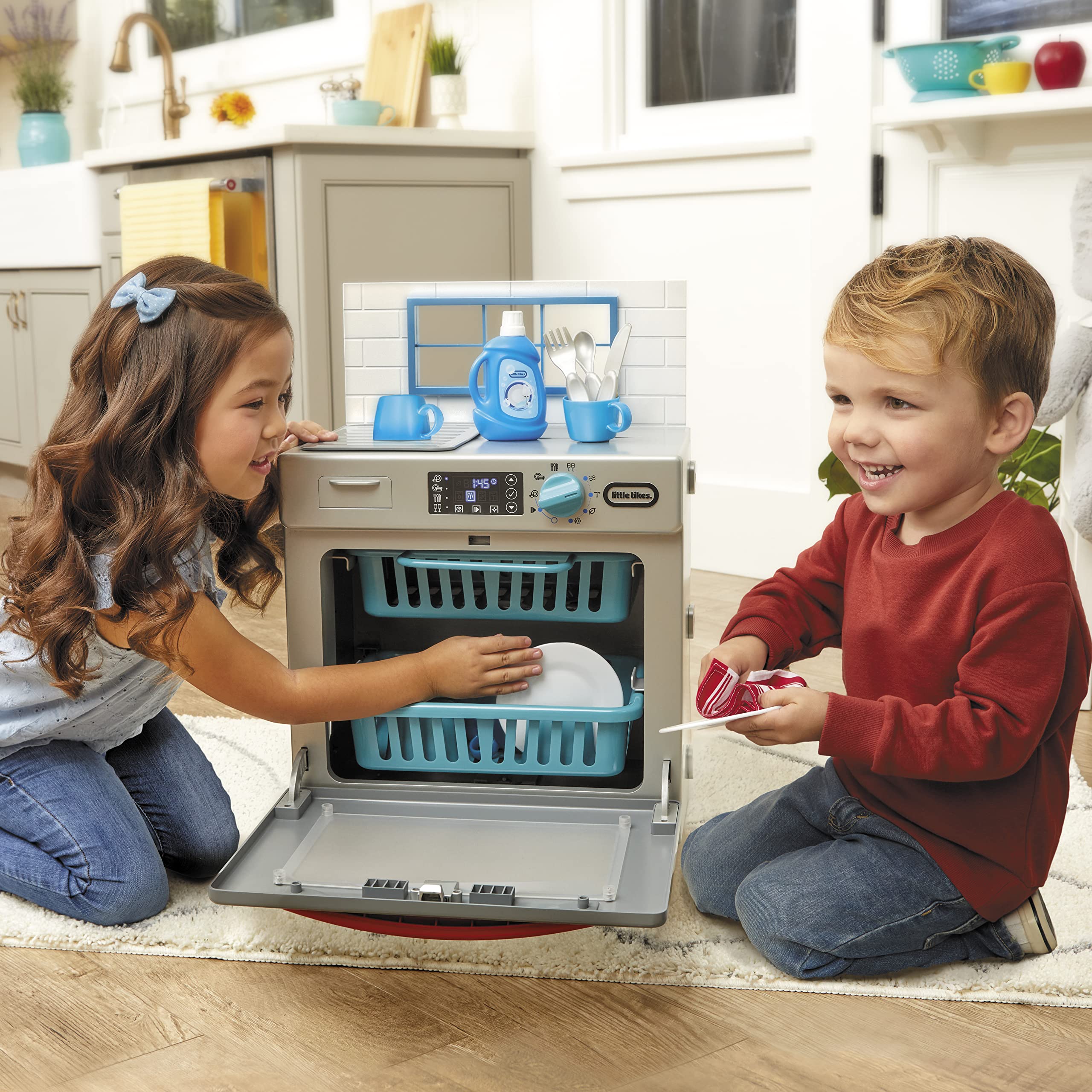 Little Tikes First Dishwasher lavastoviglie giocattolo imitazione
