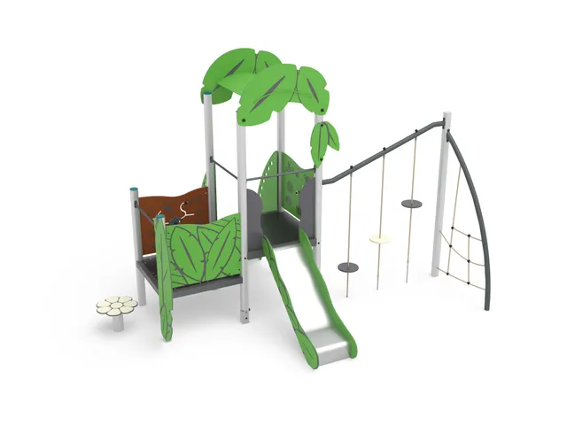 Pozza 1865 Leaves Hook Baby torre scivolo palestra