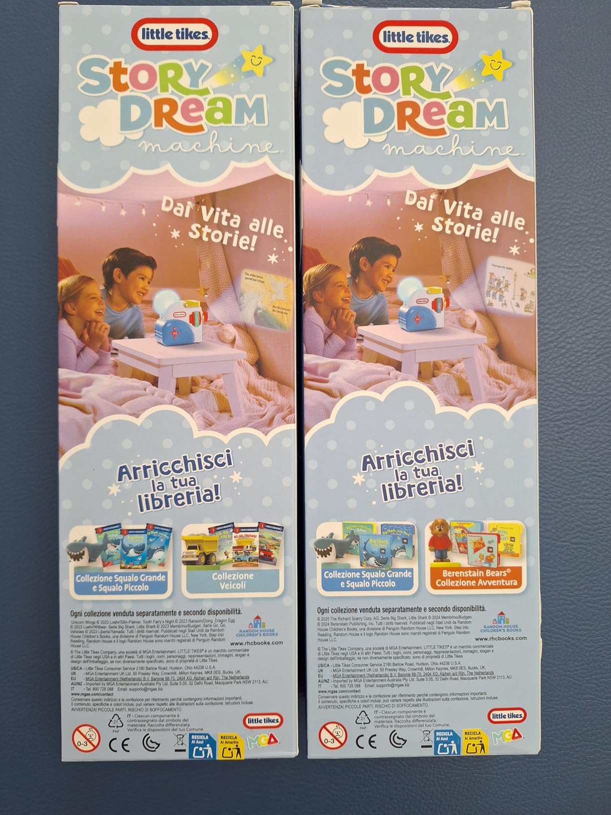 Little Tikes Story Dream Machine Grande Squalo Fiabe 3 Libri