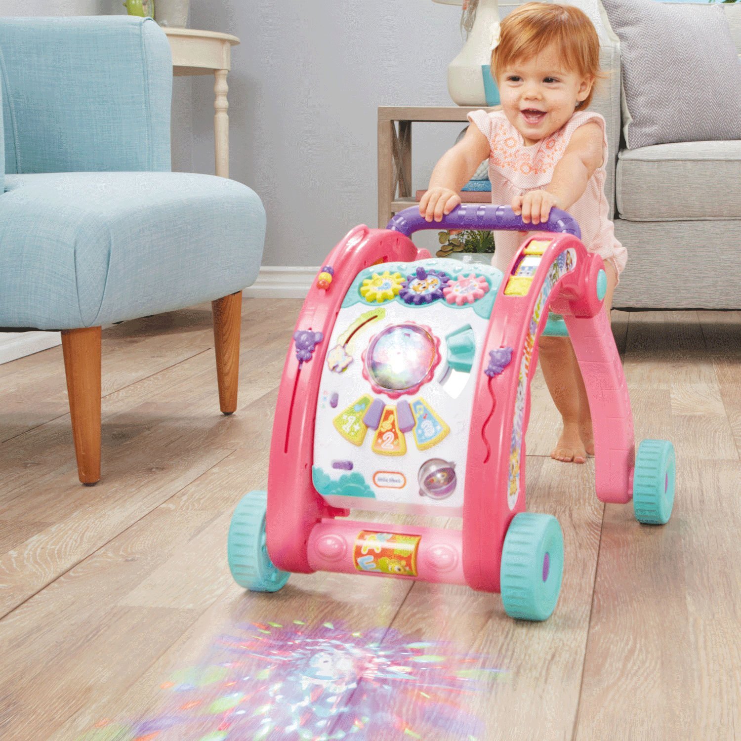 Little Tikes Activity Walker 3-in-1 girello rosa 70 suoni