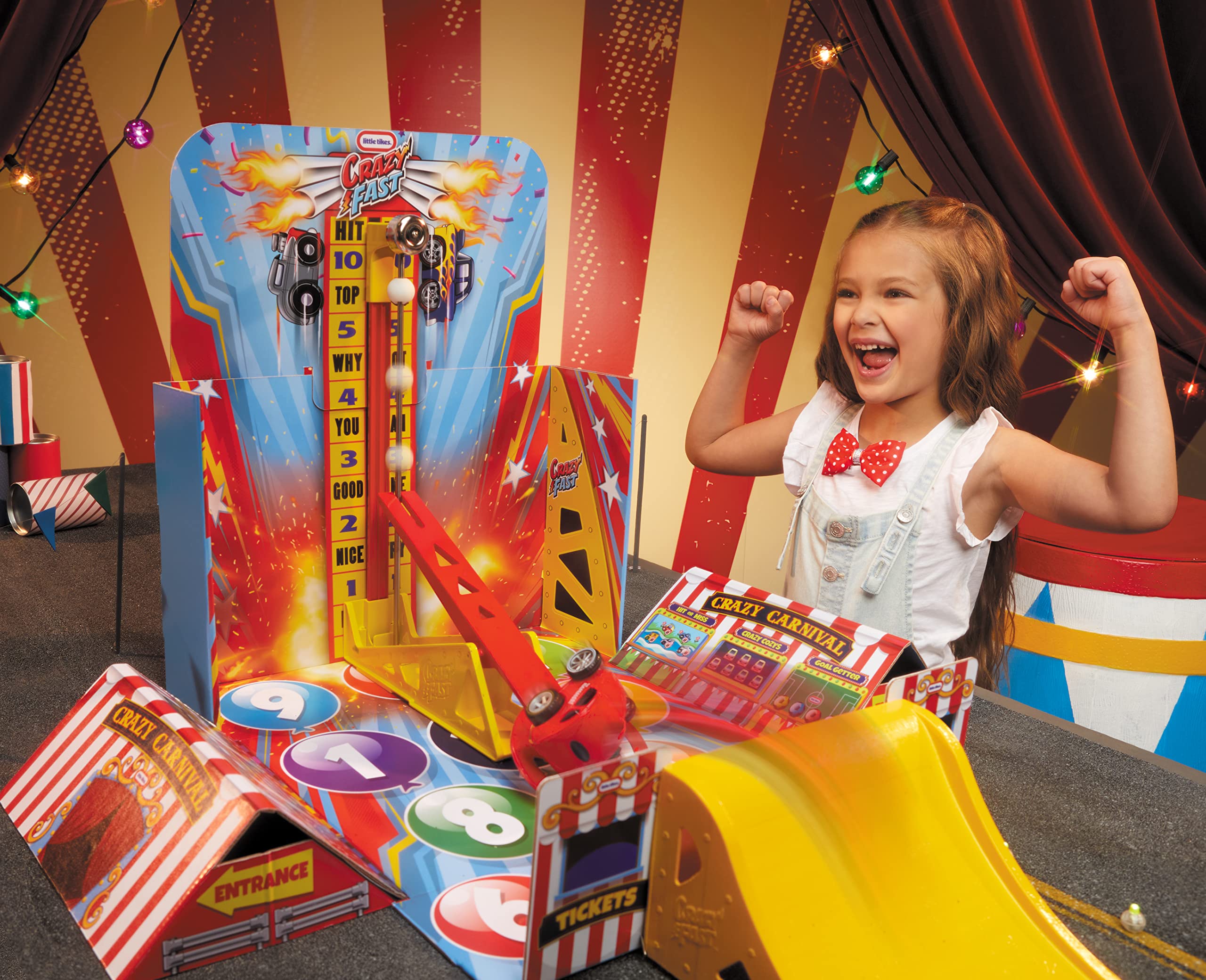 Little Tikes Preschool Flip & Fly Carnival Pista Macchinine 3+