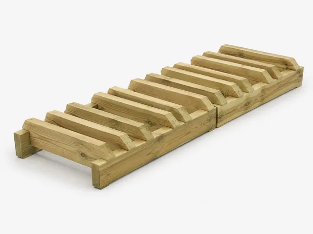 Pozza 1865 Arredo Urbano Portabiciclette legno orizzontale