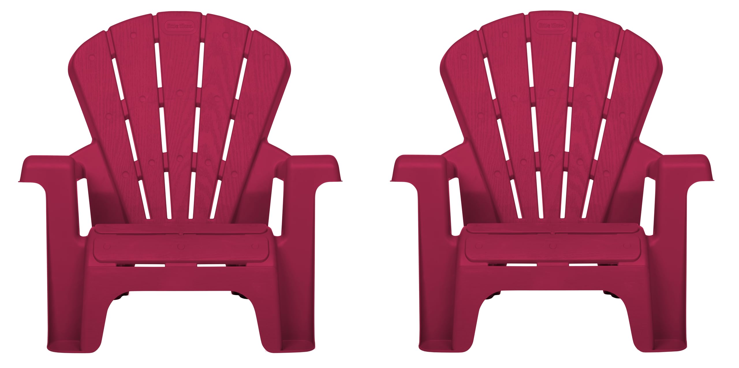 Little Tikes 2 Sedie Giardino Bambini rosse set 2 pezzi
