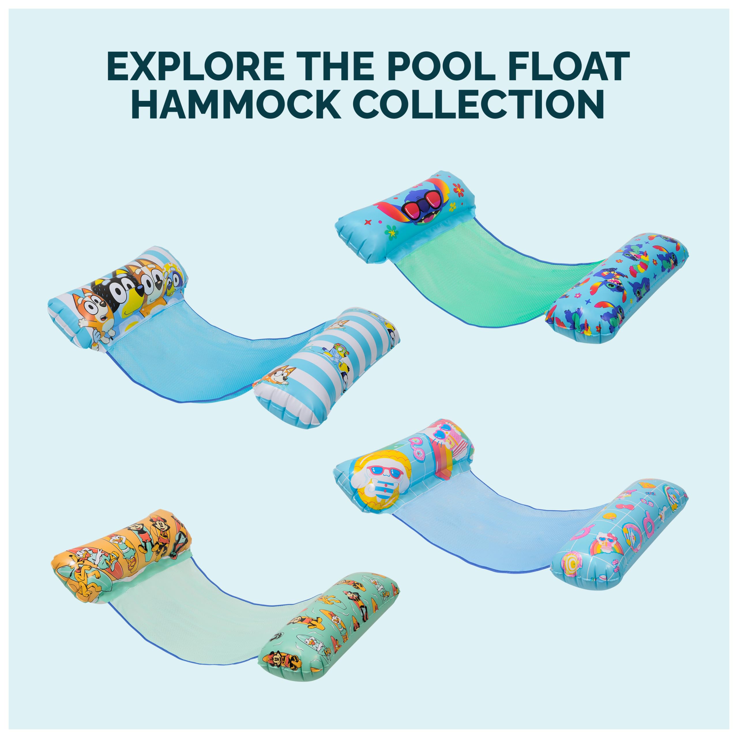 SwimWays Baby Spring Float Amaca Galleggiante Bluey