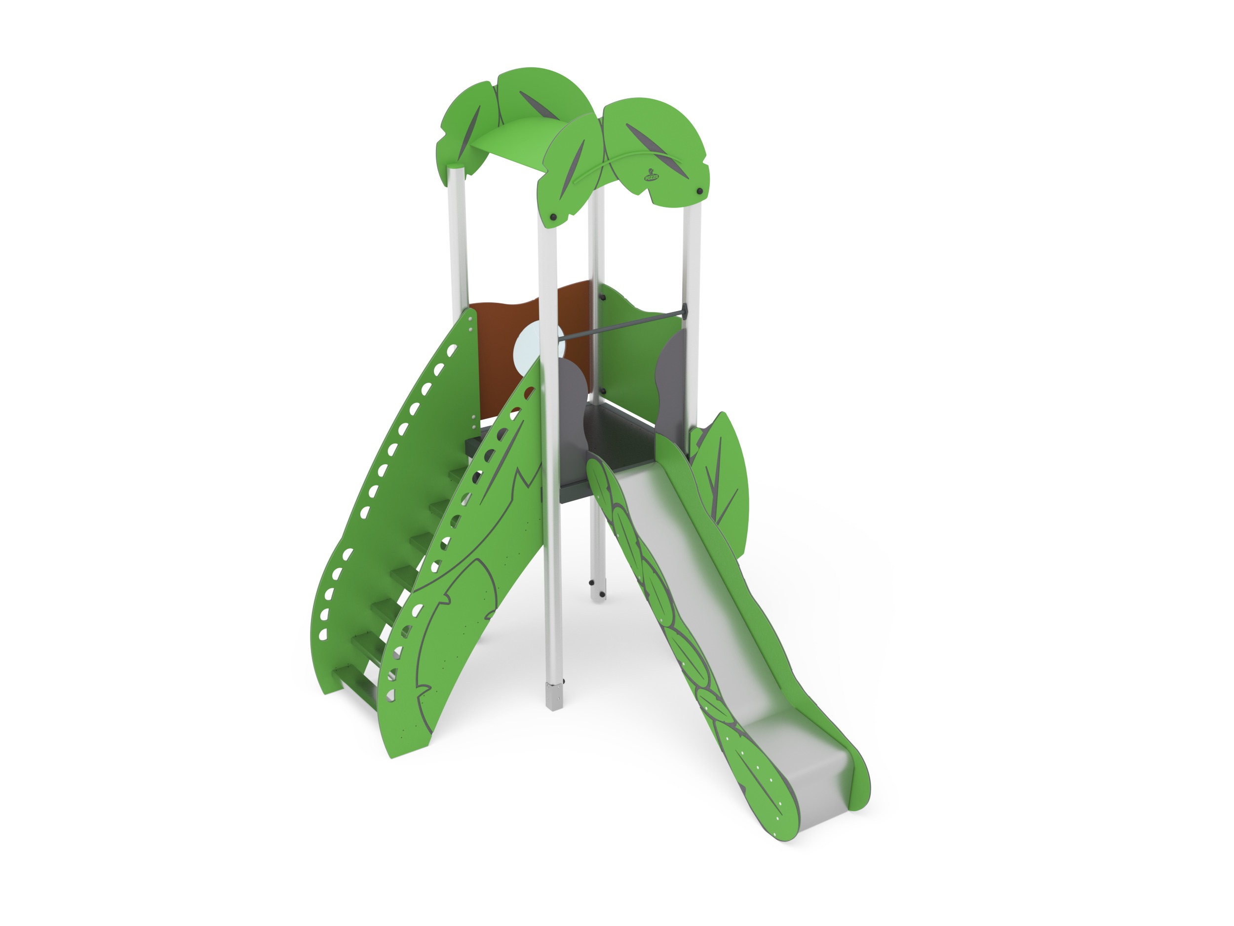 Pozza 1865 Leaves Fata Torre con Scivolo da Parco
