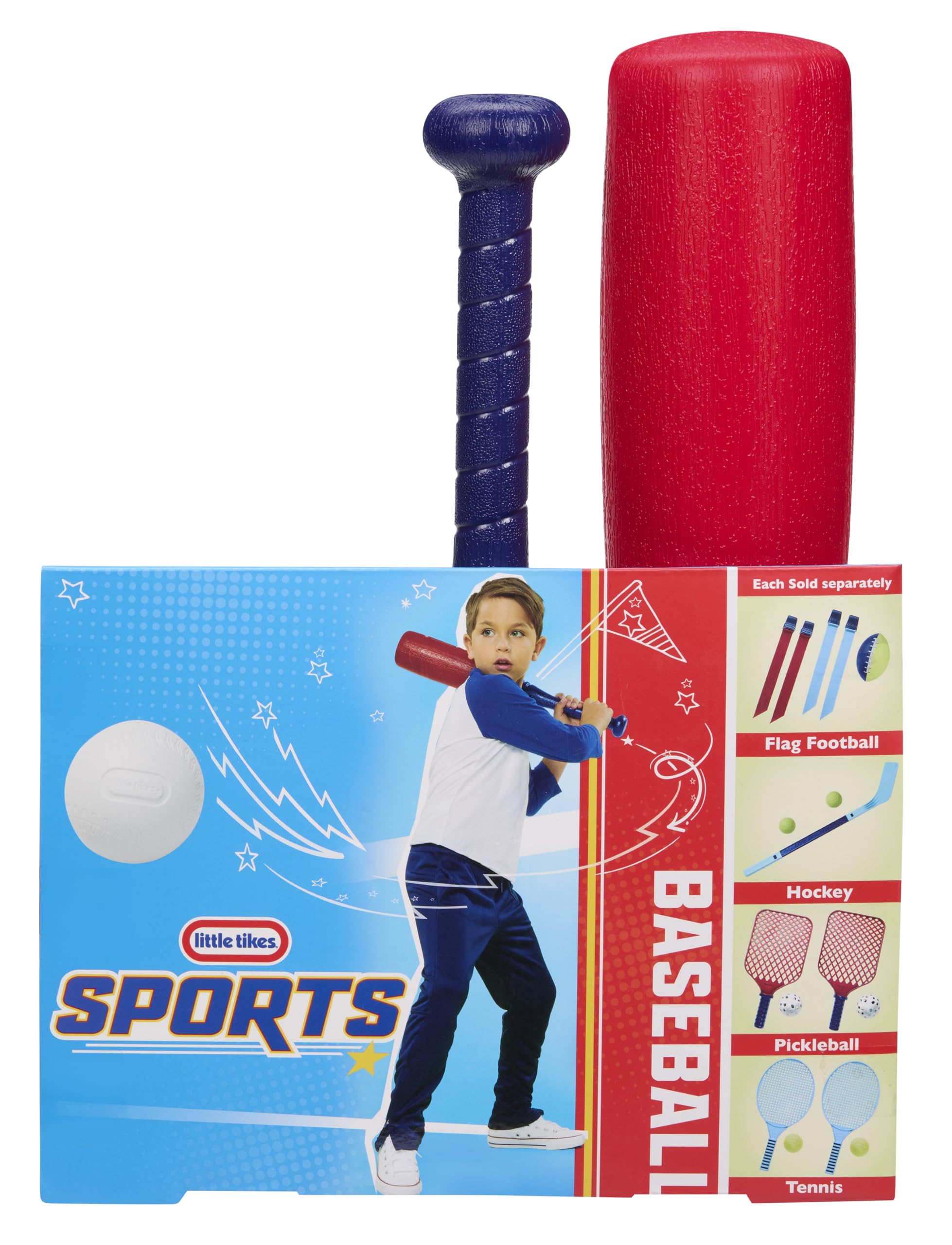 Little Tikes Sports Set Baseball Bambini Mazza Pieghevole 3+