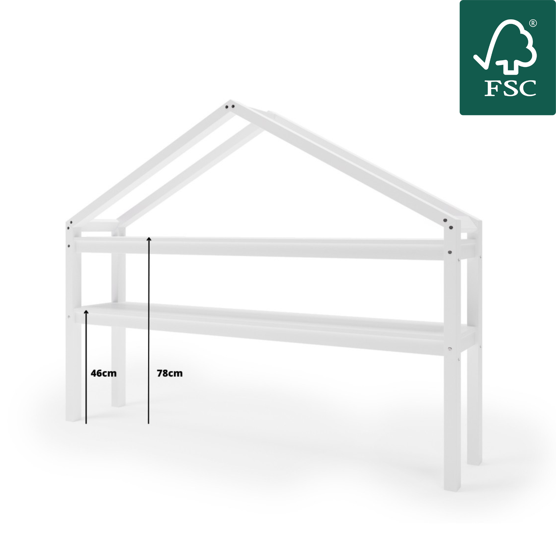 Lionherz YappyHytte Junior scaffale casetta XL pino