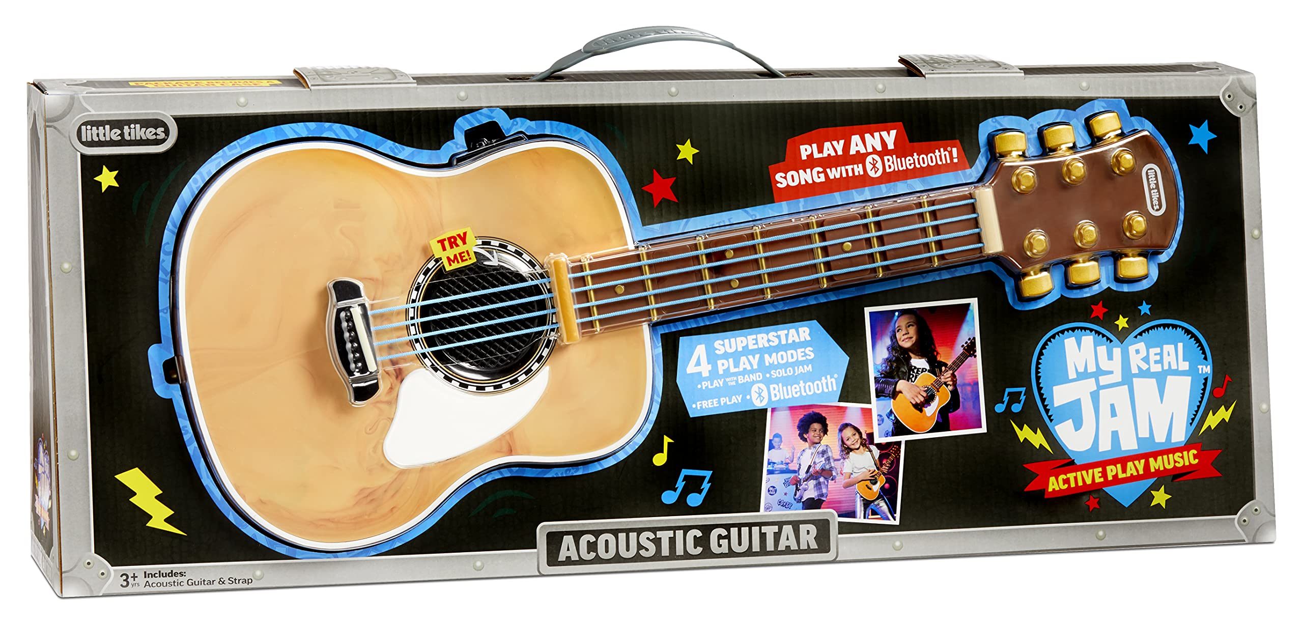Little Tikes My Real Jam chitarra acustica bluetooth 3 anni