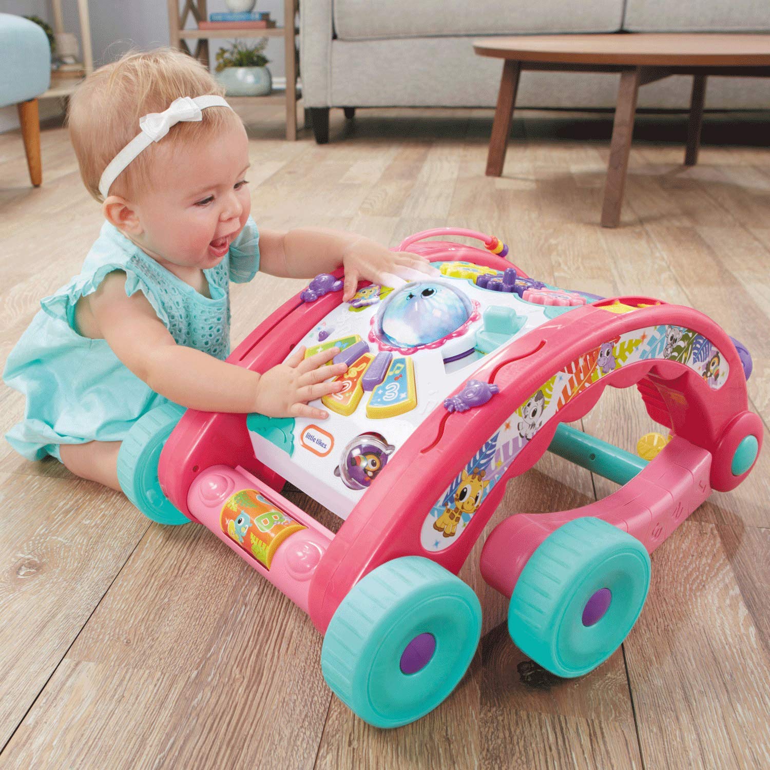 Little Tikes Activity Walker 3-in-1 girello rosa 70 suoni