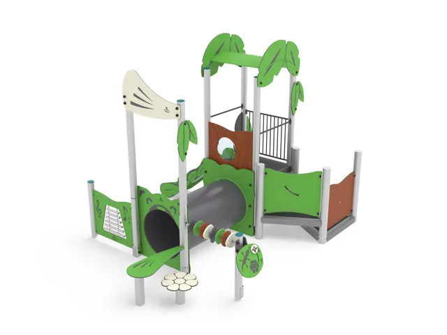 Pozza 1865 Leaves Fata Baby torre scivolo con seduta