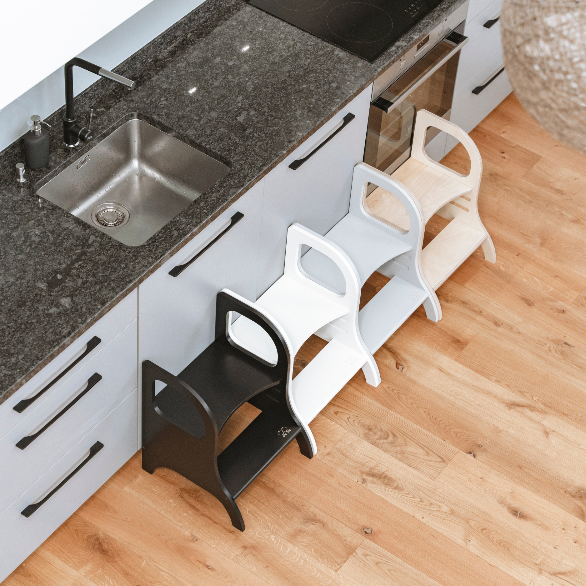 Lionherz Miimo Sgabello Bambini legno bianco 100kg