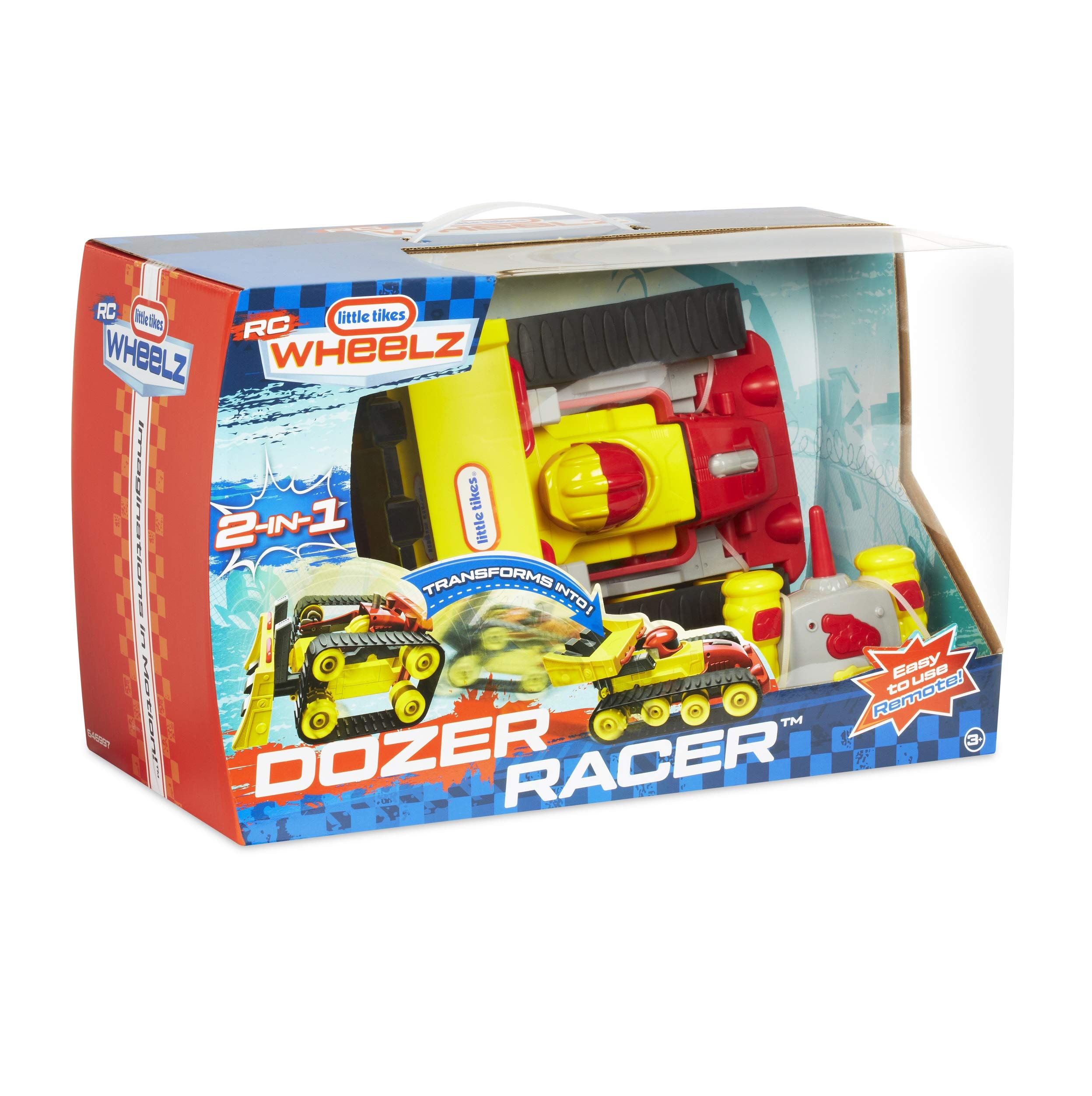 Little Tikes RC Dozer Racer auto telecomandata 2 in 1 dozer