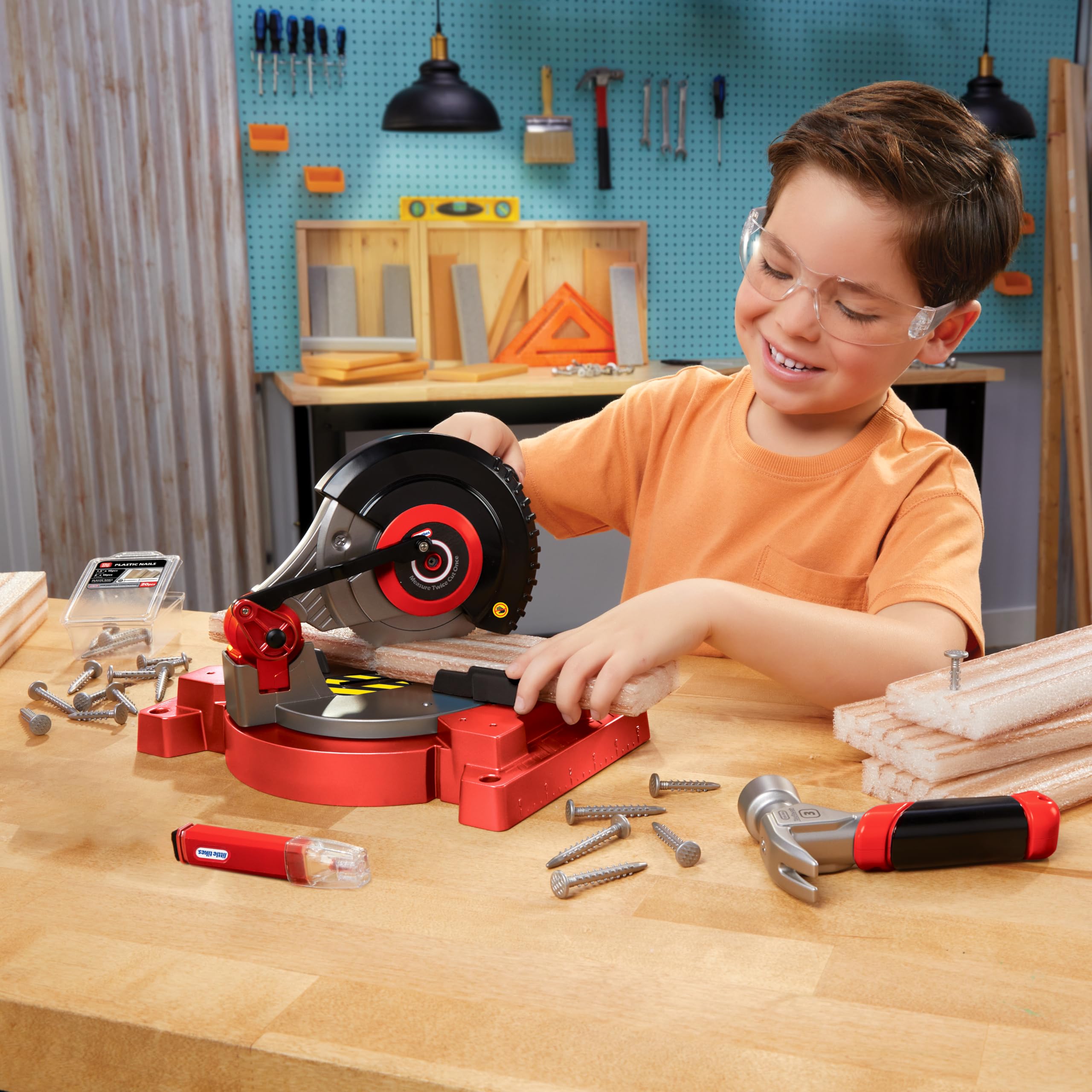 Little Tikes Creative Construction Power Cuts Set Attrezzi 6 Pezzi