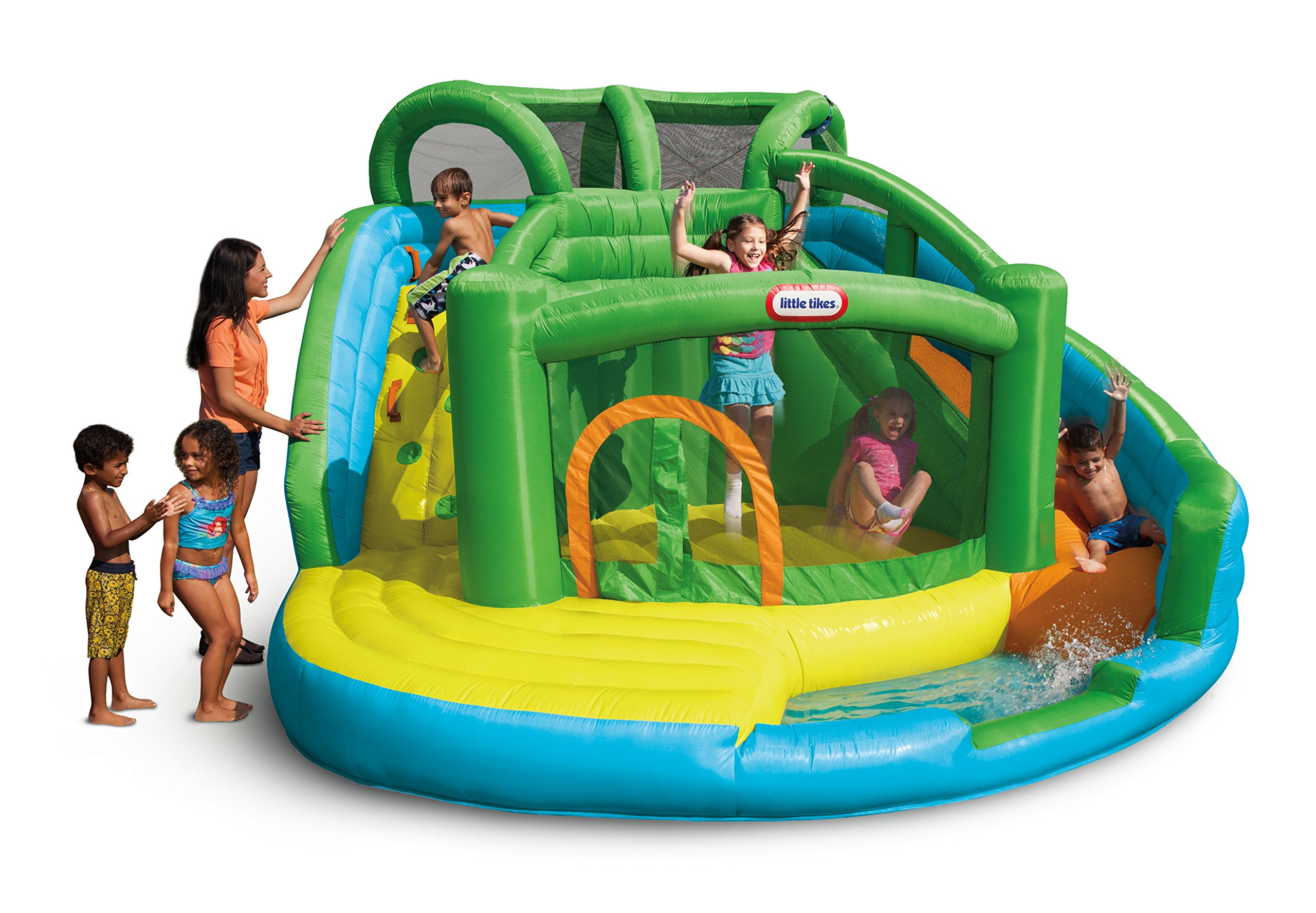 Little Tikes Active Play 2-in-1 Wet Dry castello gonfiabile bagnato
