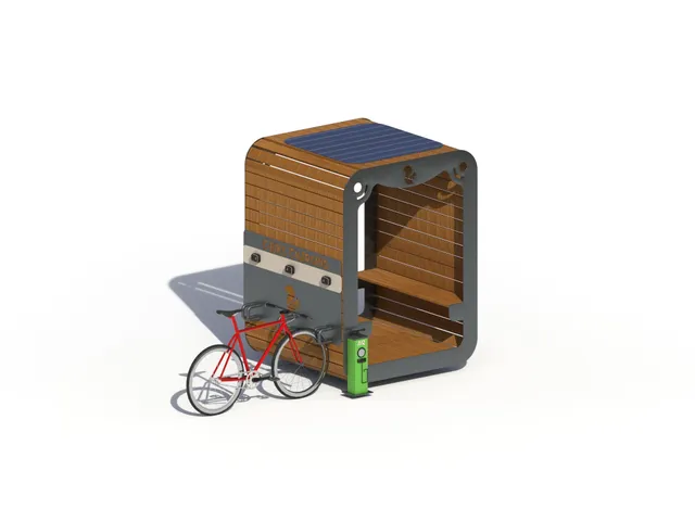 Pozza 1865 Lumea gazebo con ricarica e-bike da esterno