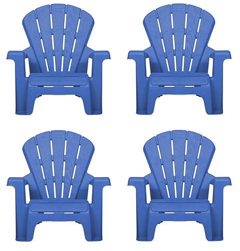 Little Tikes Furniture sedie da giardino blu confezione 4 pezzi