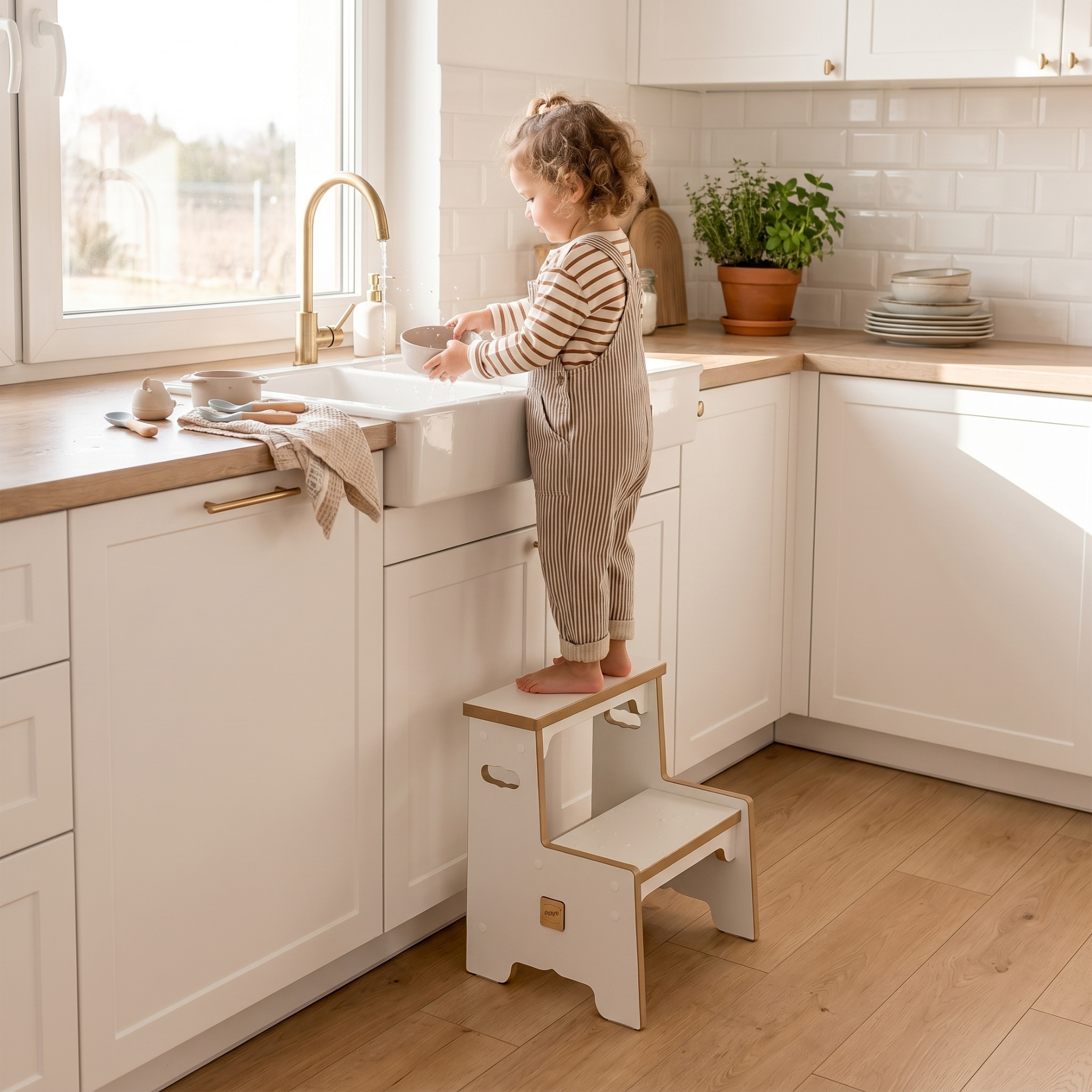 Lionherz Little Helper sgabello bambini 39x39x29cm legno