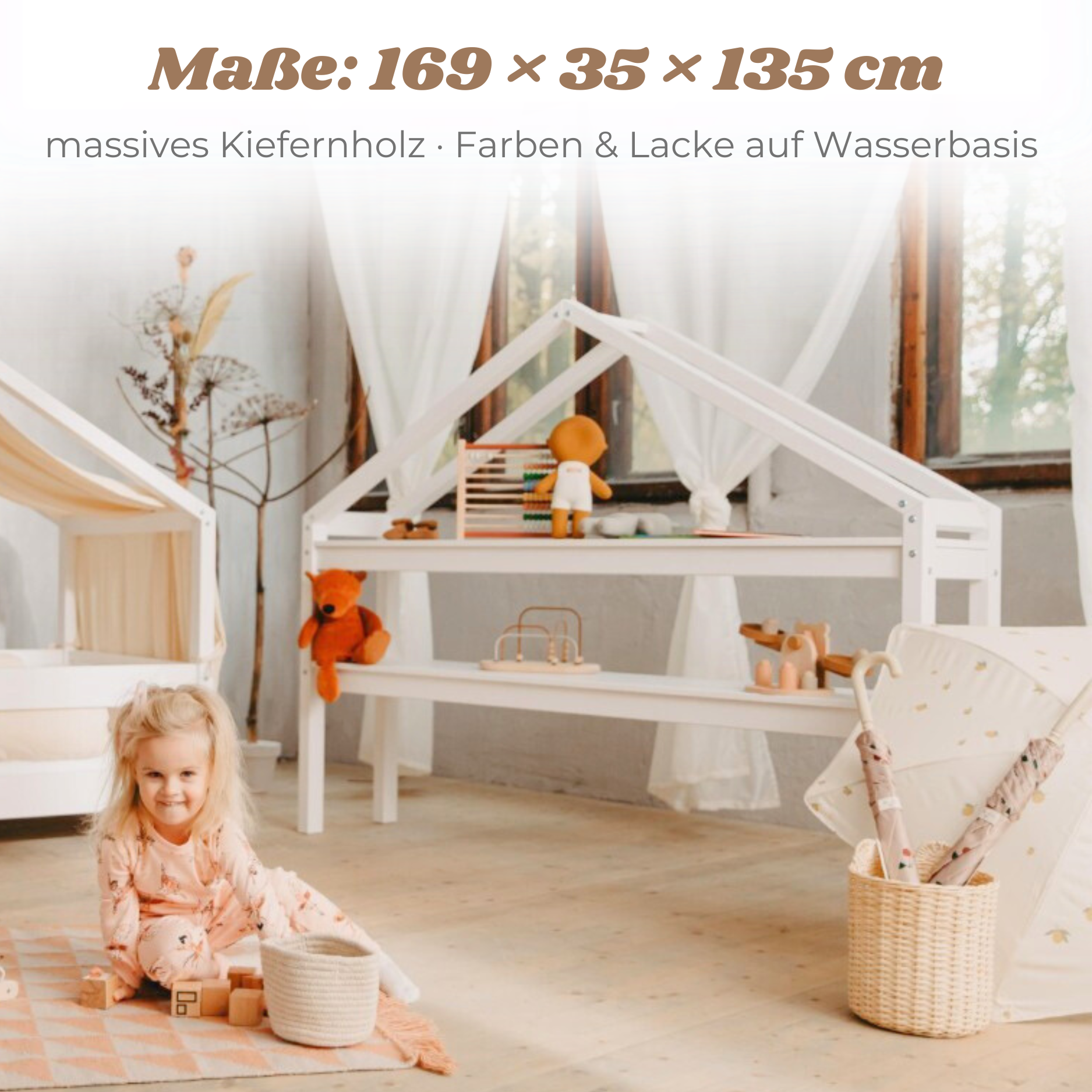 Lionherz YappyHytte Junior scaffale casetta XL pino