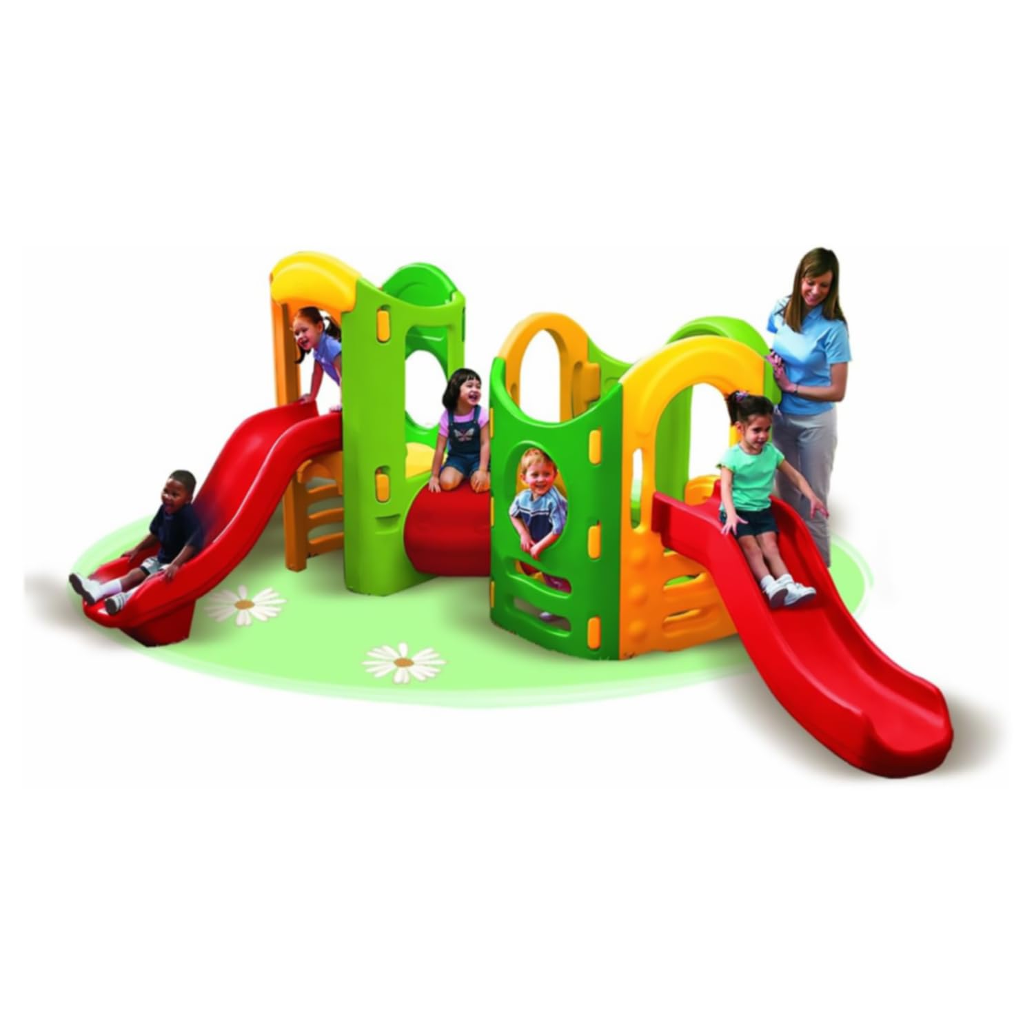 Little Tikes Active Play 8-in-1 parco giochi giardino regolabile