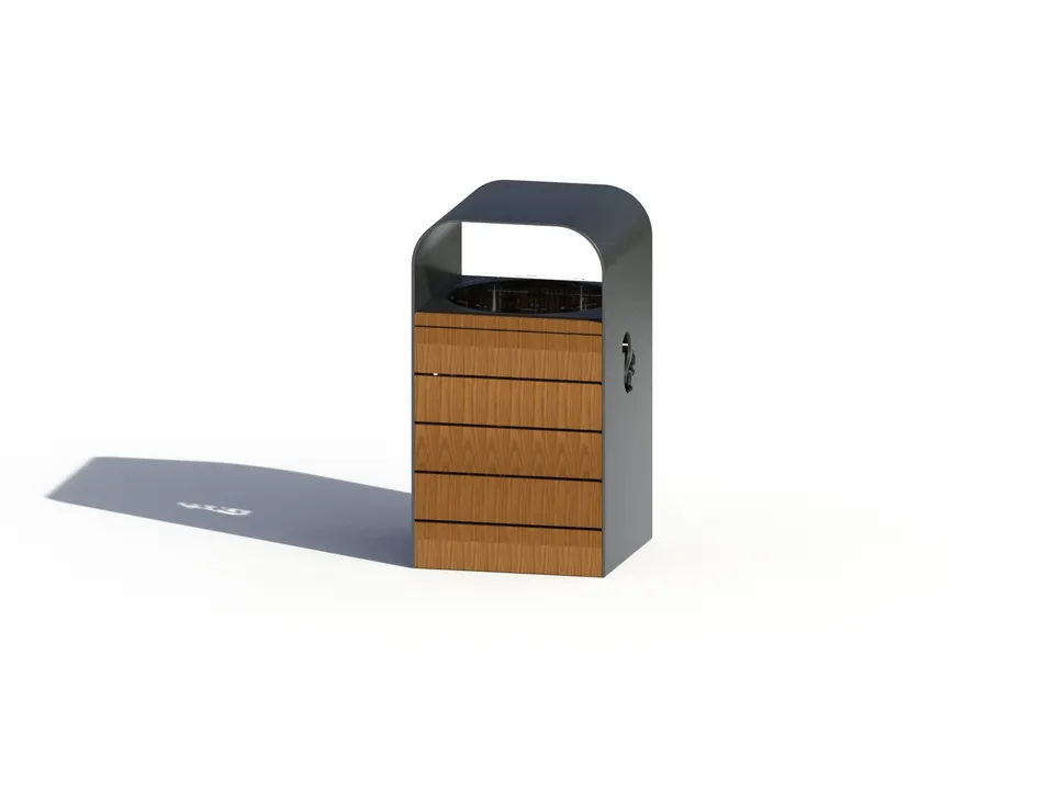 Pozza 1865 Arredo Urbano Cestino Lumea rifiuti esterno