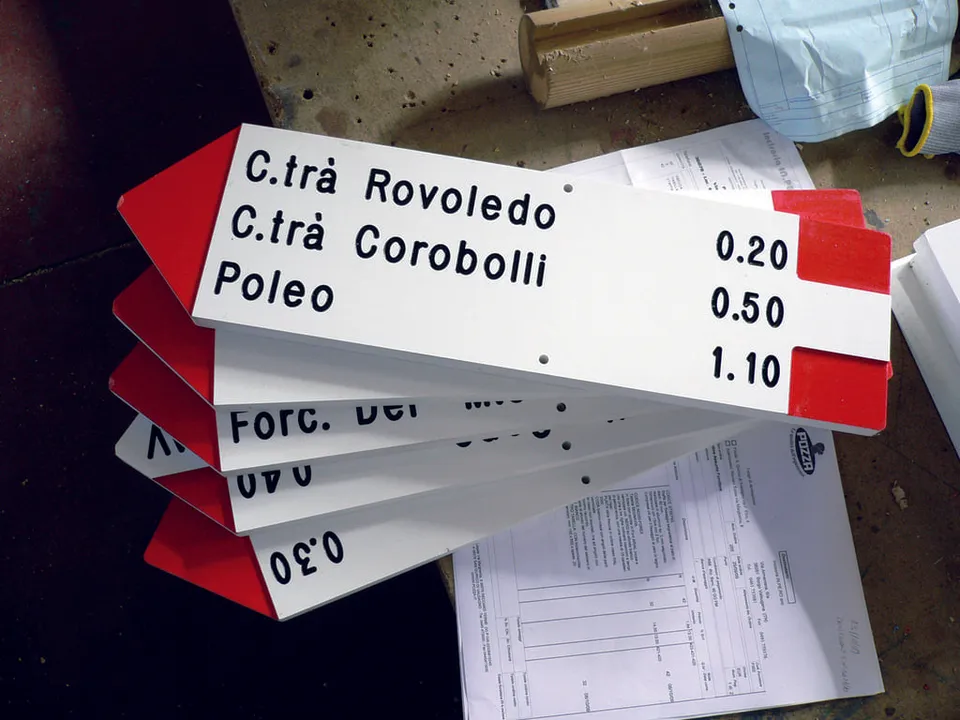 Pozza 1865 Arredo Urbano Freccia Direzionale Forex per Parchi
