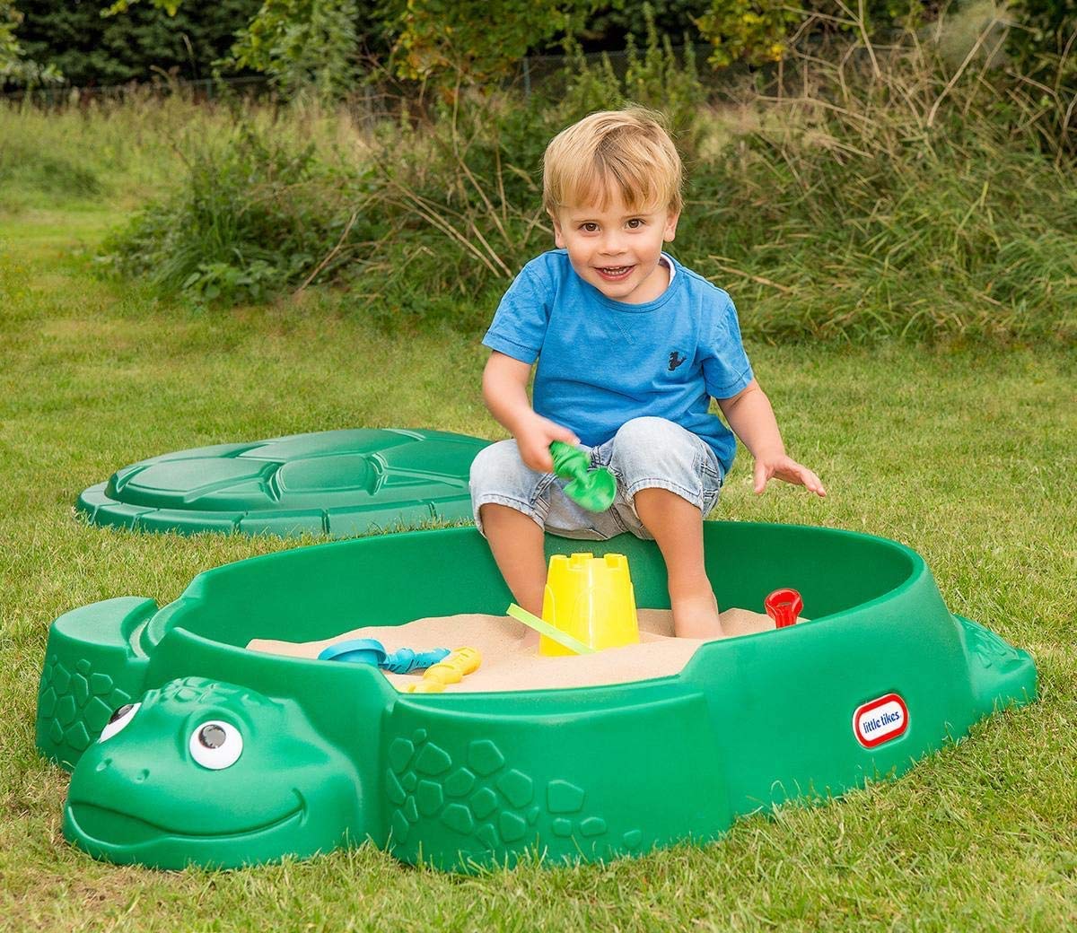 Little Tikes Sabbiera Tartaruga contenitore esterno 12 mesi+