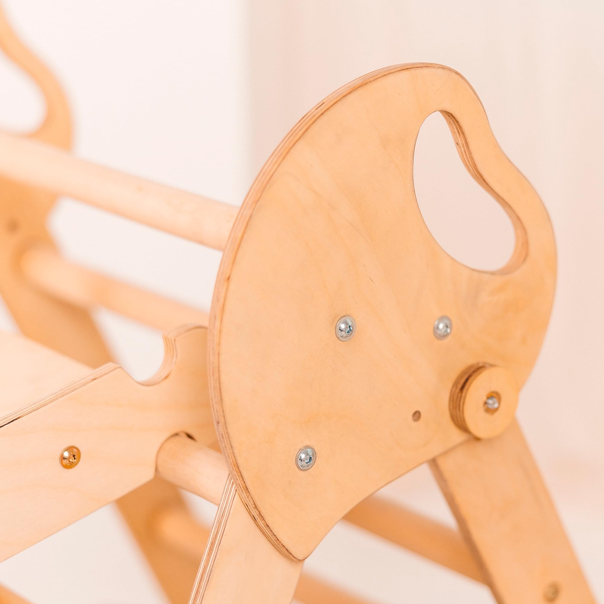 Goodevas Montessori triangolo arrampicata beige cuscino 4 pezzi
