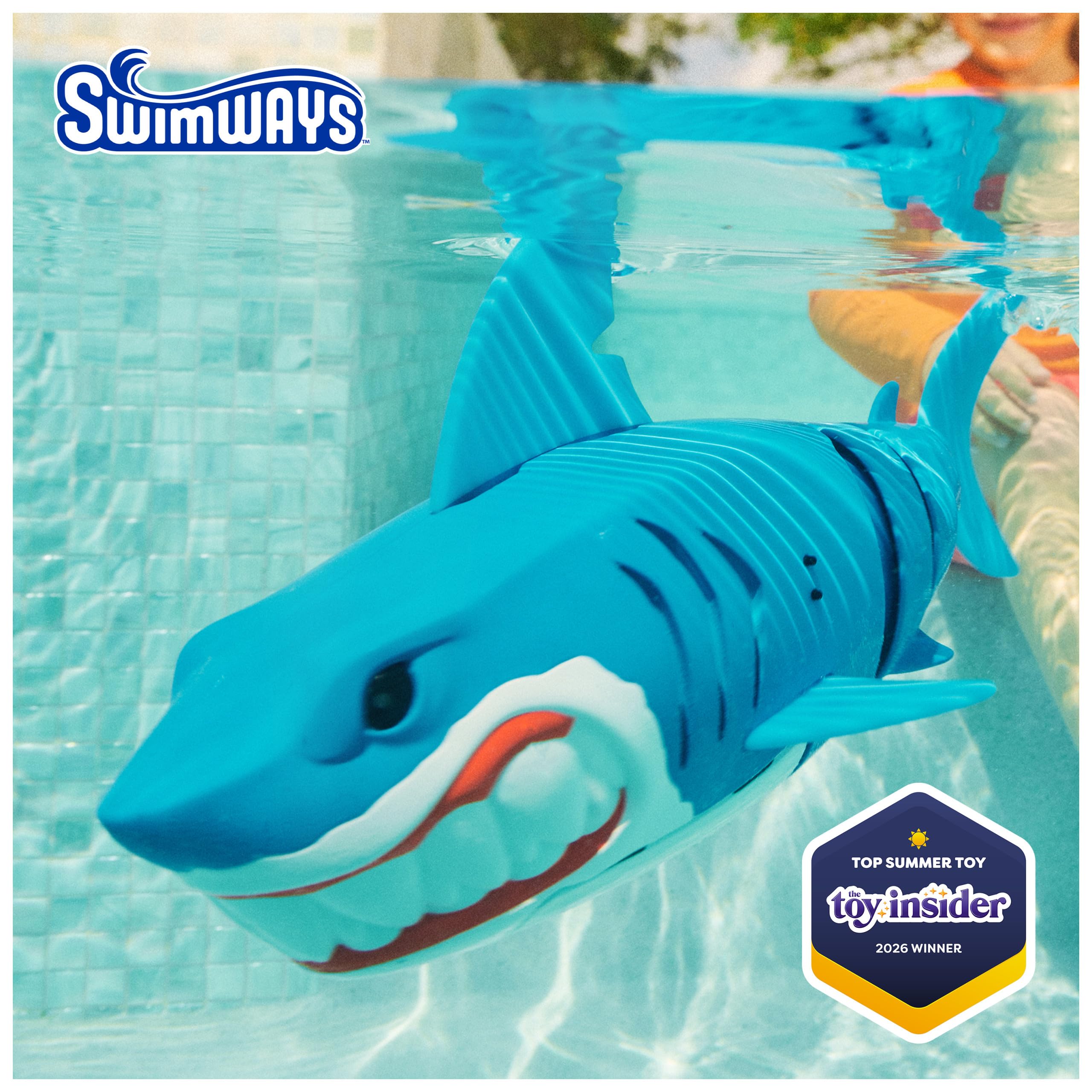 SwimWays Water Toys galleggiante piscina Squalo barriera