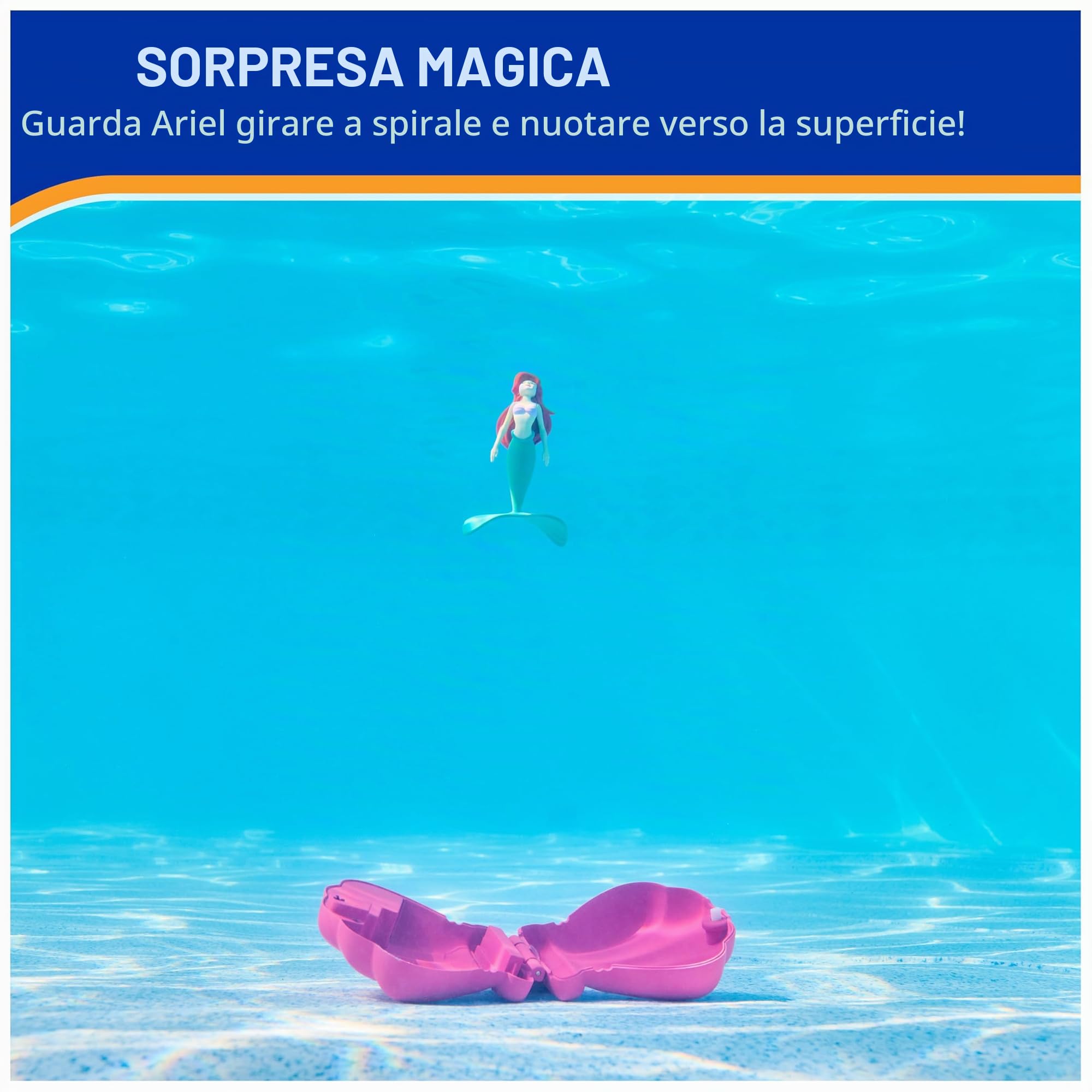 Swimways Dive N Surprise Ariel giocattolo piscina conchiglia
