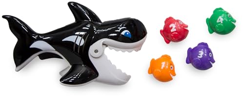 SwimWays Water Toys Orca Acchiappa Pesci gioco piscina 5 pezzi