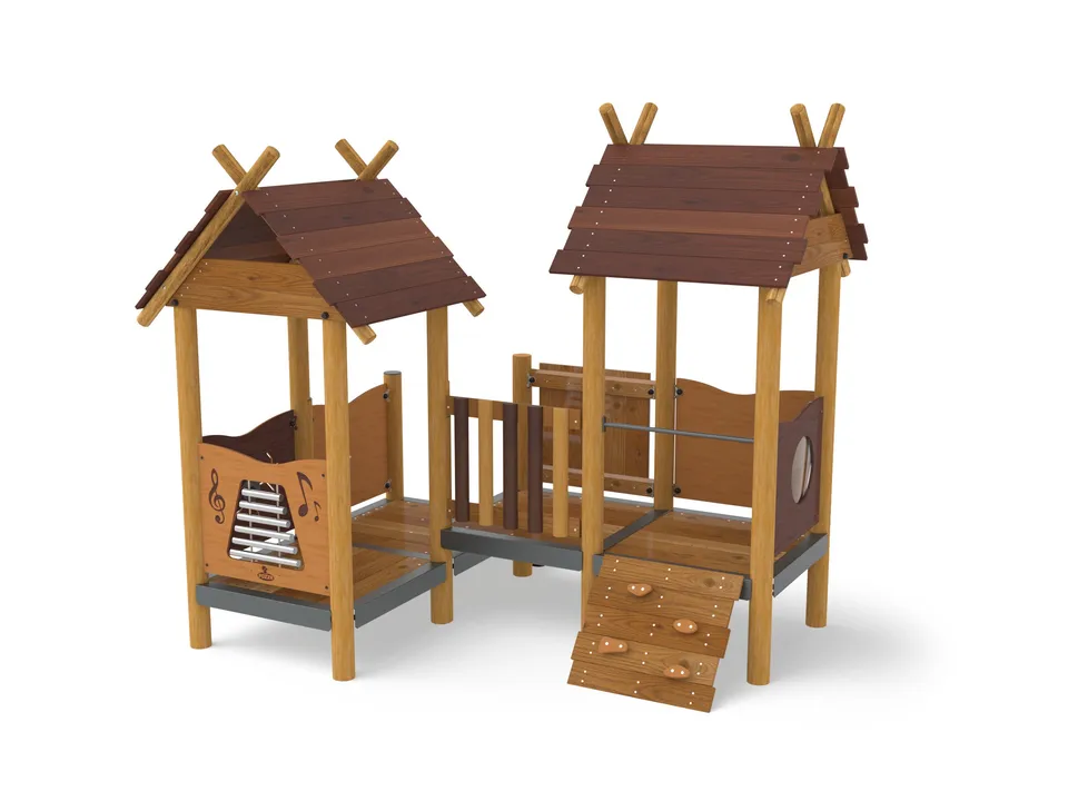 Pozza 1865 Casette Villaggio Primitiv casetta bambini legno