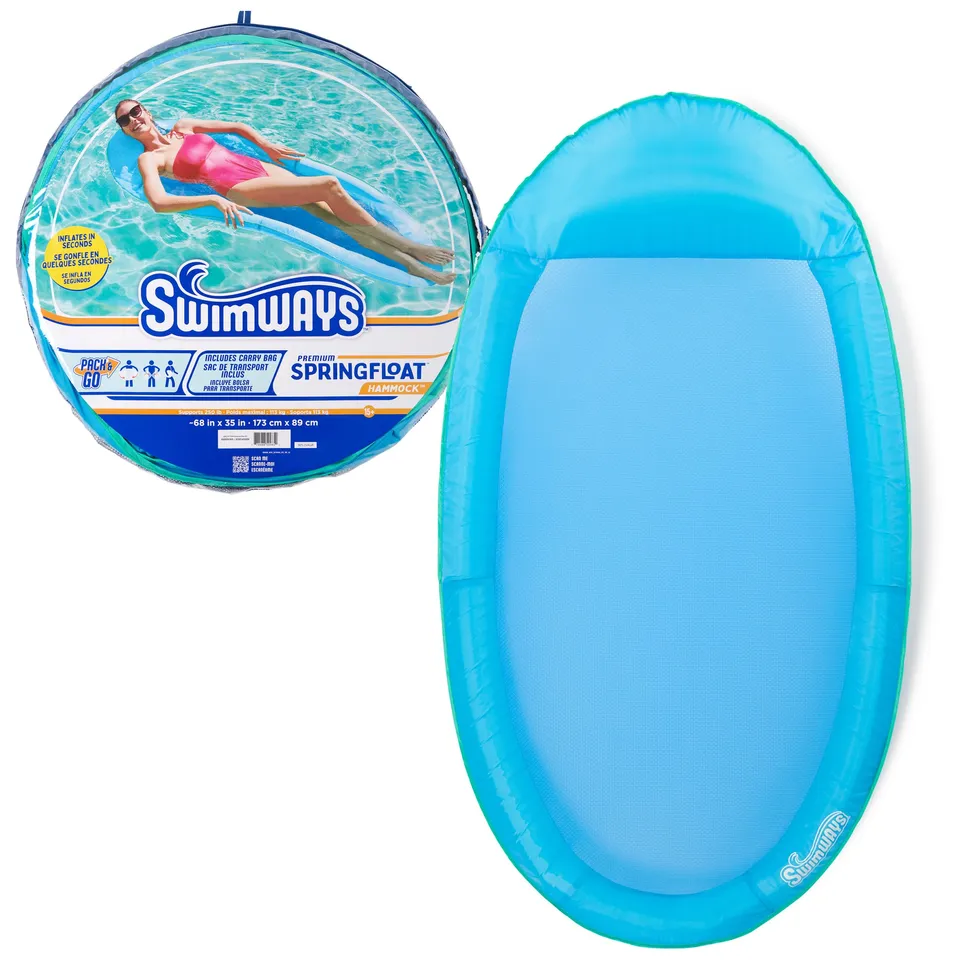 Swimways Spring Float Amaca Gonfiabile Adulti 172 cm fino 113 kg