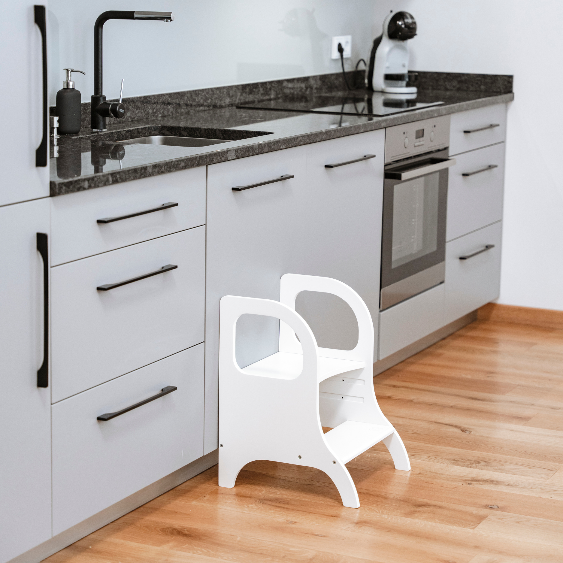 Lionherz Miimo Sgabello Bambini legno bianco 100kg